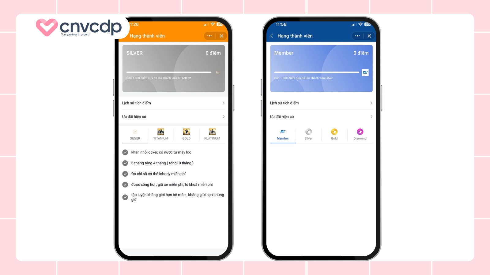Zalo Mini App ngành Fitness: Bí quyết nâng cao trải nghiệm khách hàng 6 Quan ly uu dai cho Zalo Mini App Fitness