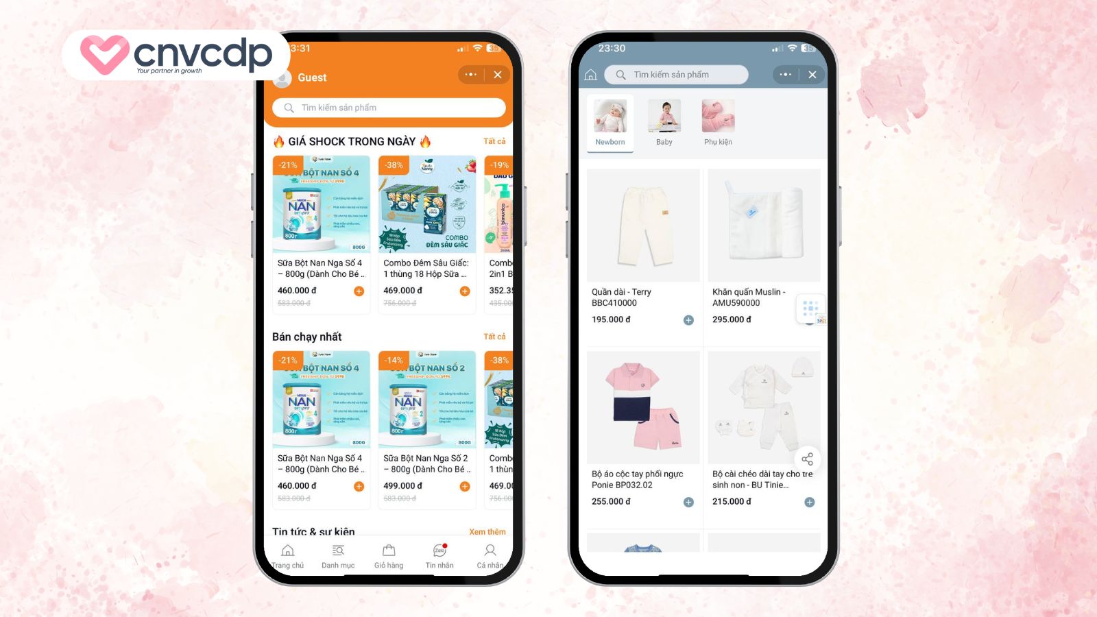 Zalo Mini App ngành hàng Mẹ và Bé: Giải pháp kinh doanh ĐỘT PHÁ 4 Tinh nang E-commerce tren Mini App nganh Me va Be