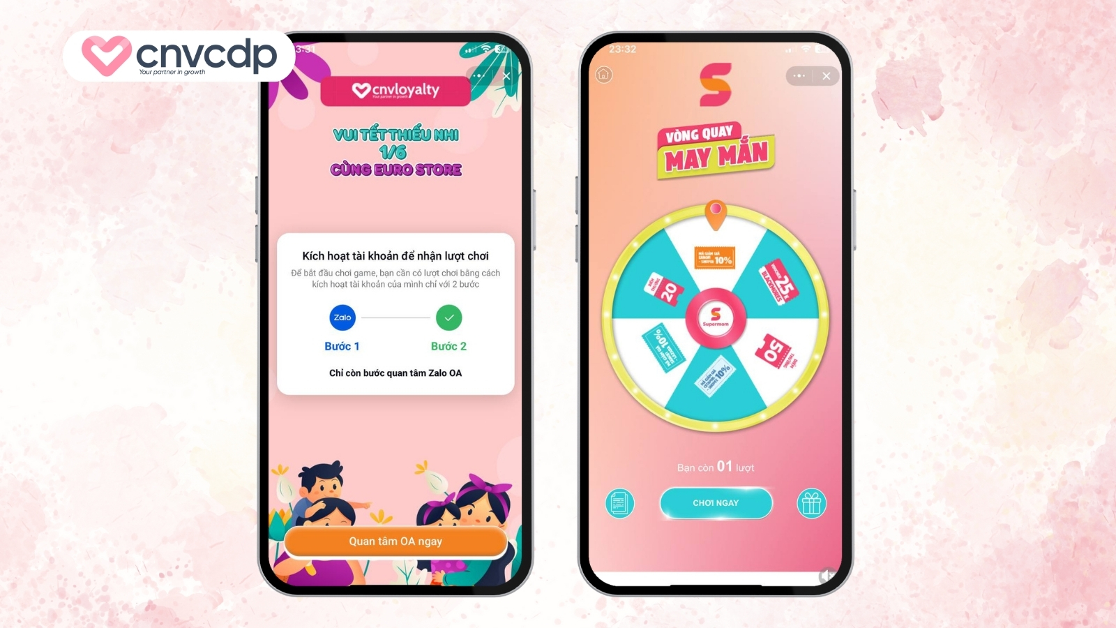 Zalo Mini App ngành hàng Mẹ và Bé: Giải pháp kinh doanh ĐỘT PHÁ 9 Tinh nang Gamification tren Zalo Mini App