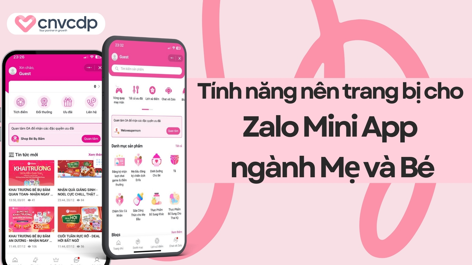 Zalo Mini App ngành hàng Mẹ và Bé: Giải pháp kinh doanh ĐỘT PHÁ 3 Tinh nang nen trang bi Zalo Mini App ban hang Me va Be