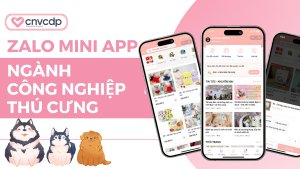 Zalo Mini App nganh cong nghiep thu cung