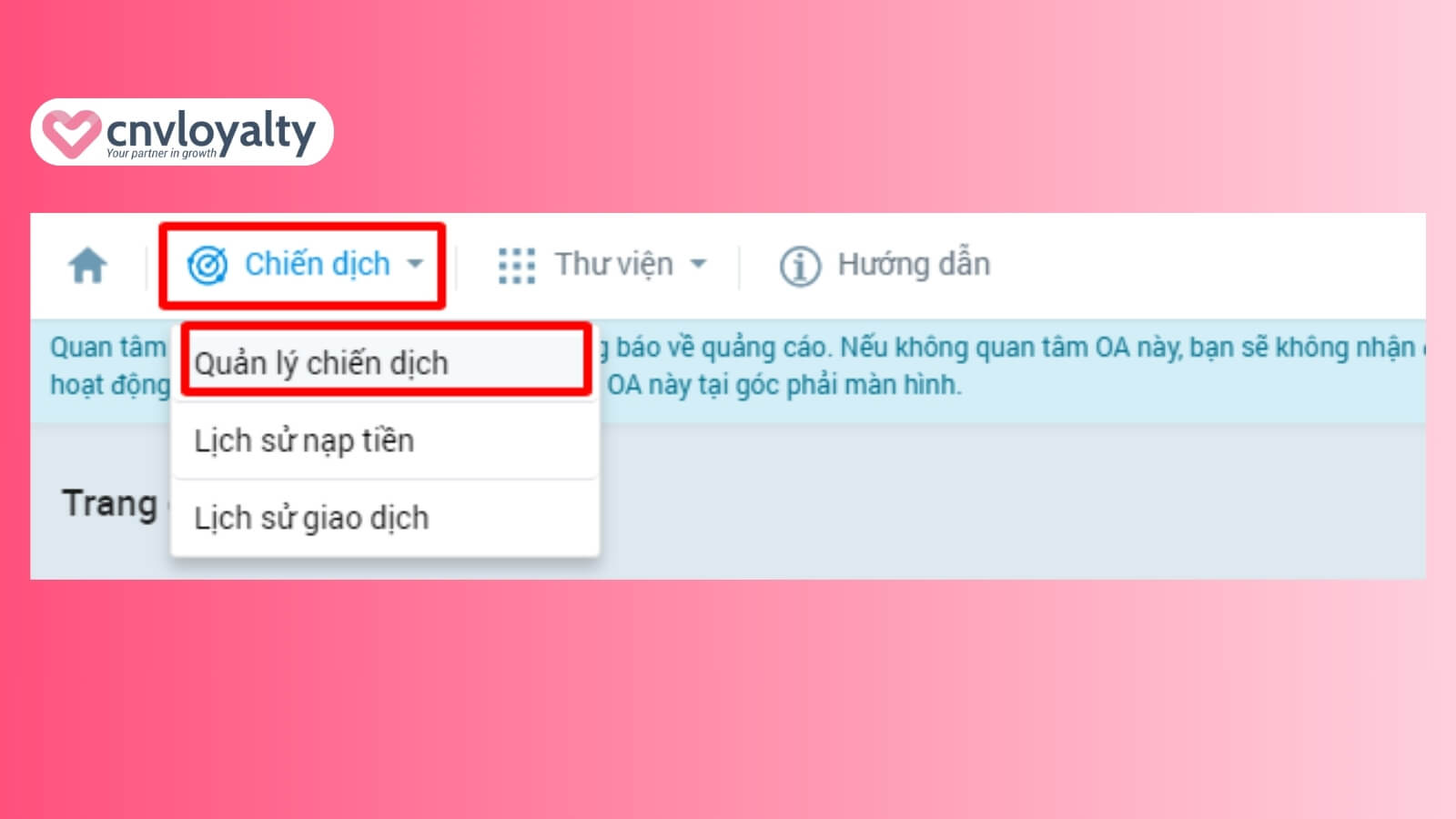 Cách chỉnh sửa lại quảng cáo Zalo Ads đã tạo NHANH và ĐƠN GIẢN nhất 3 Chinh sua lai quang cao Zalo Ads da thiet lap