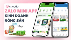 Zalo Mini App kinh doanh nong san