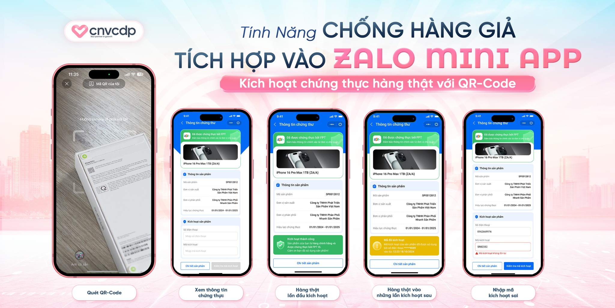 Ra Mắt Tính Năng Chống Hàng Giả, Bảo Vệ Thương Hiệu Hiệu Quả Trên Zalo Mini App 1 Chống hàng giả