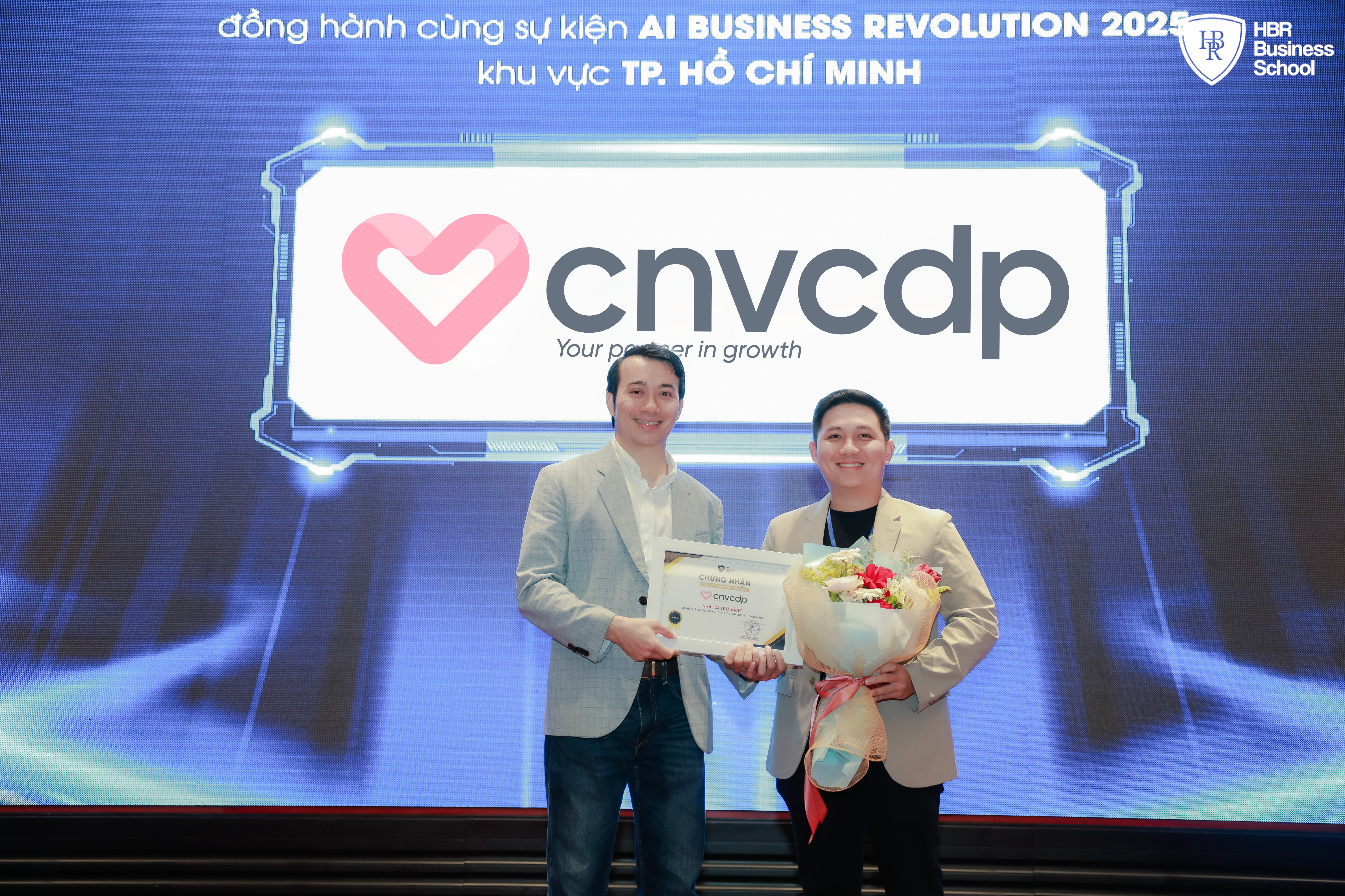 AI BUSINESS REVOLUTION 2025 – CNV CDP Tài Trợ Và Mang Đến Giải Pháp Đột Phá Cho Doanh Nghiệp Việt 1 CNV CDP vinh dự đồng hành với AI BUSINESS REVOLUTION 2025 trong vai trò Nhà tài trợ Vàng