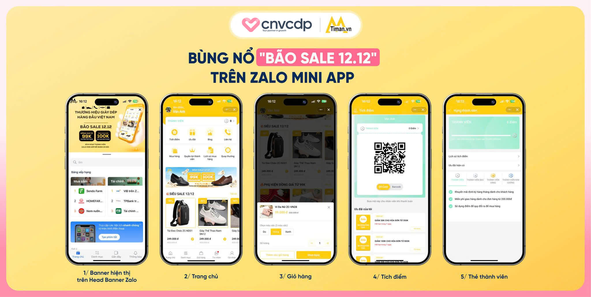 Timan x Private Domain Traffic System – Bùng Nổ Doanh Số Trên Zalo Mini App 5 Mini App Timan x Private Domain Traffic System