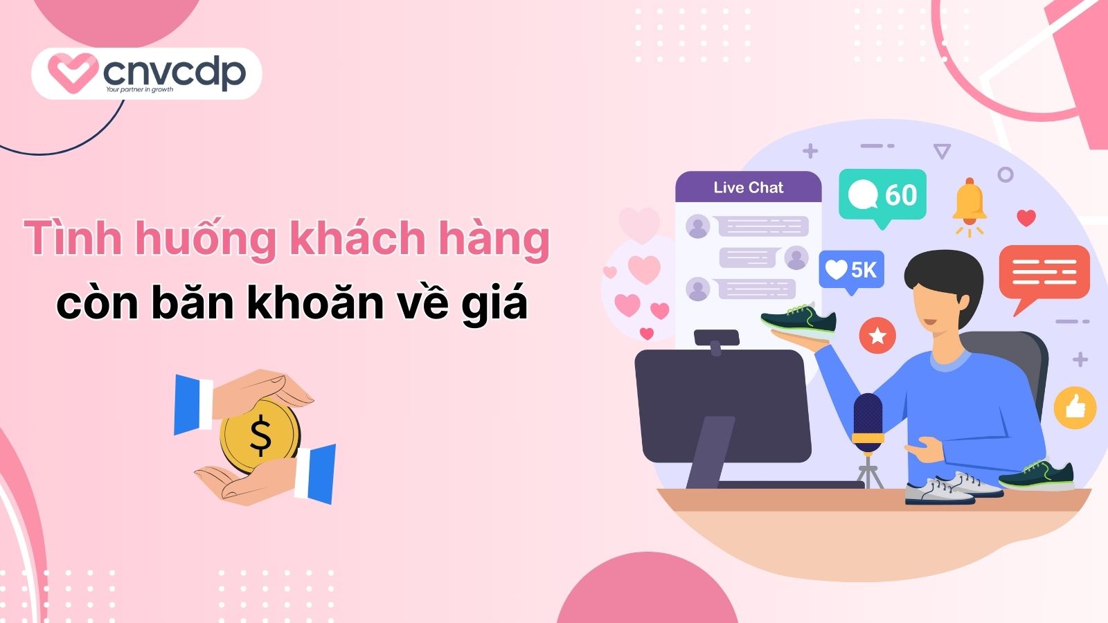 12+ Tình huống chăm sóc khách hàng thường gặp và cách xử lý HIỆU QUẢ 4 Tinh huong cham soc khach hang khi con ban khoan ve gia