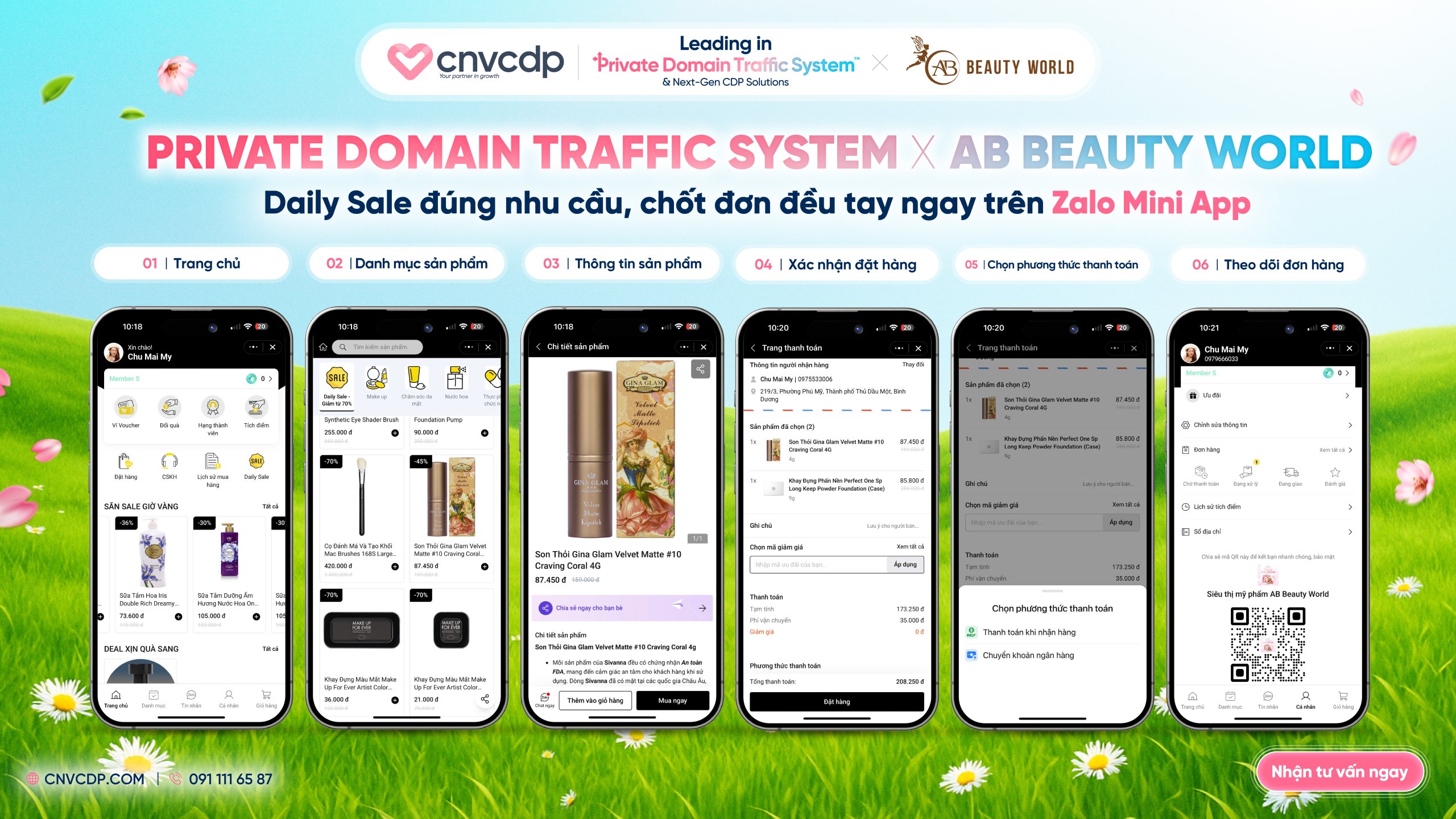 AB Beauty World x Private Domain Traffic System – Từ Daily Sale đại trà đến ưu đãi đúng người, đúng lúc trên Zalo Mini App 2 Zalo MIni App AB Beauty World x Private Domain Traffic System