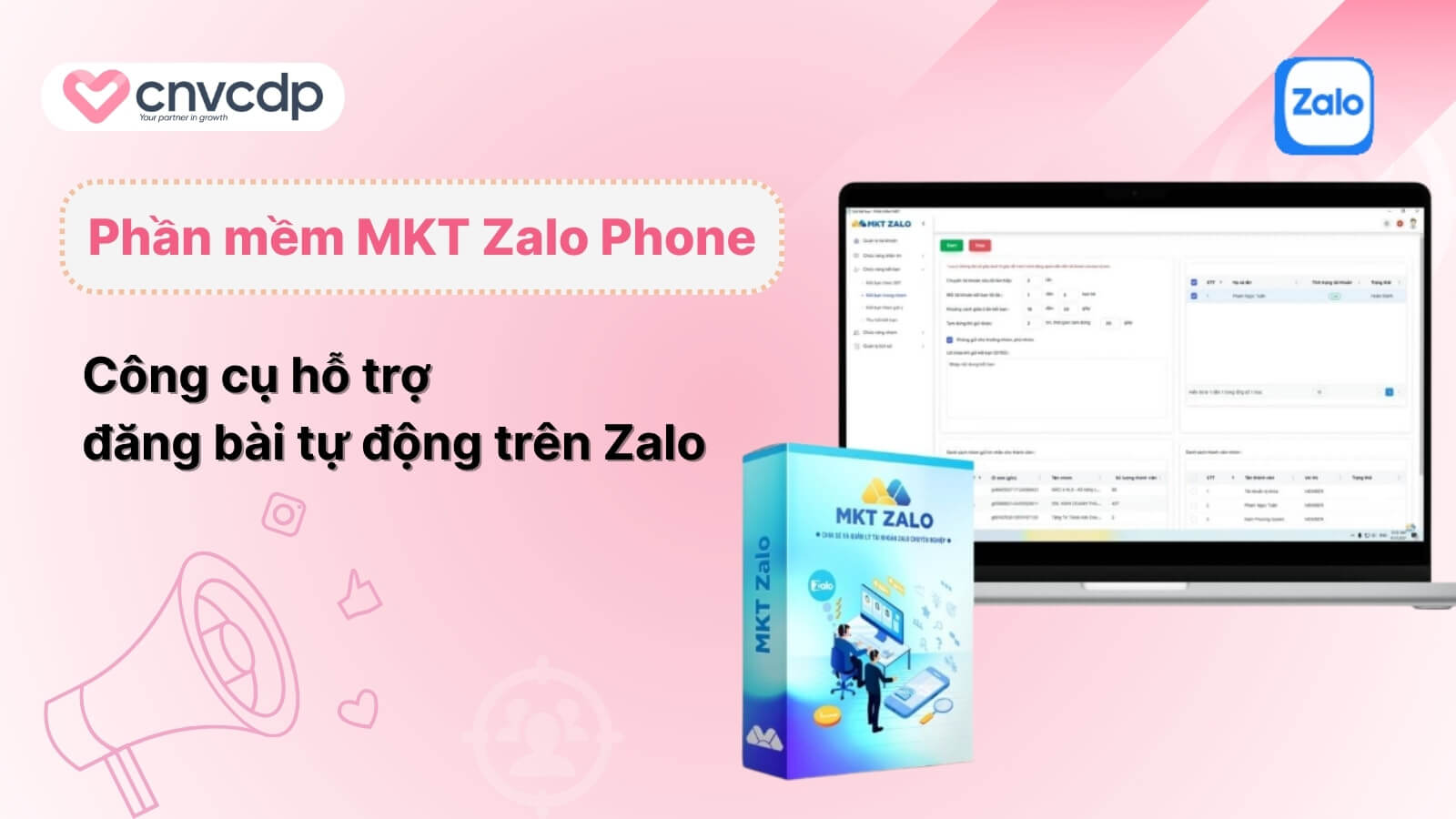Tổng hợp 6 phần mềm đăng bài Zalo tự động HIỆU QUẢ hiện nay 8 Phần mềm MKT Zalo Phone