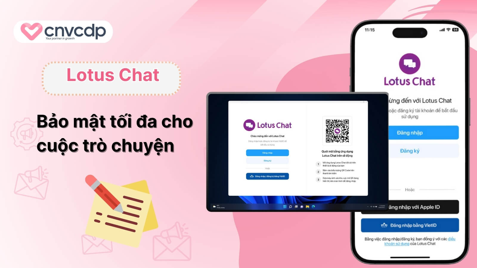 Top 11 ứng dụng thay thế Telegram cho người dùng mới nhất 2025 9 Ung dung Lotus chat thay the Telegram