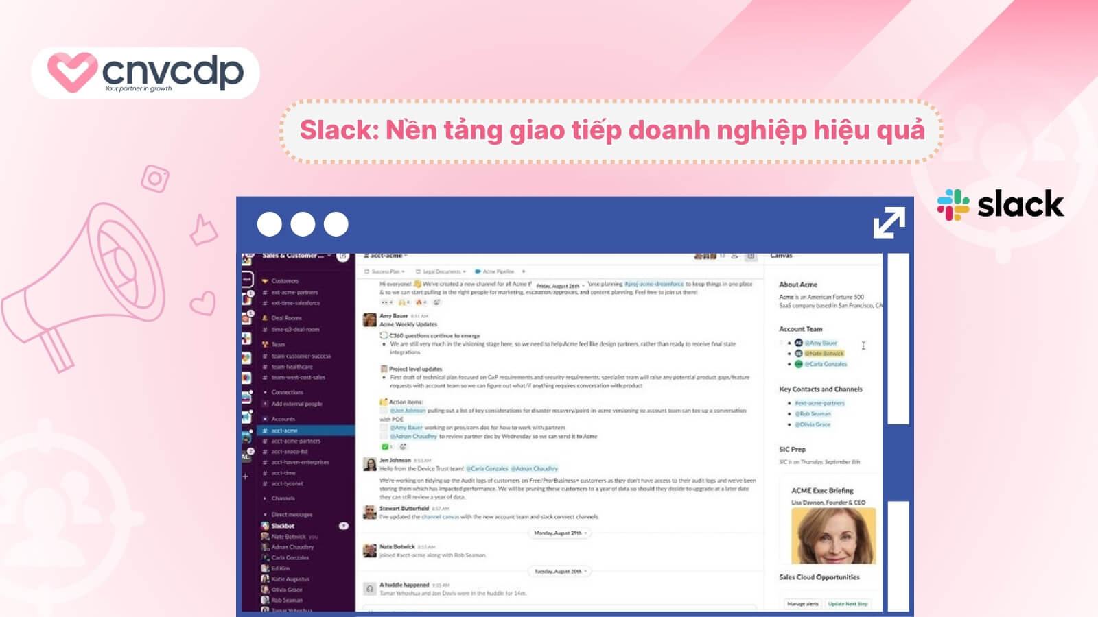 Top 11 ứng dụng thay thế Telegram cho người dùng mới nhất 2025 8 Ung dung Slack thay the Telegram