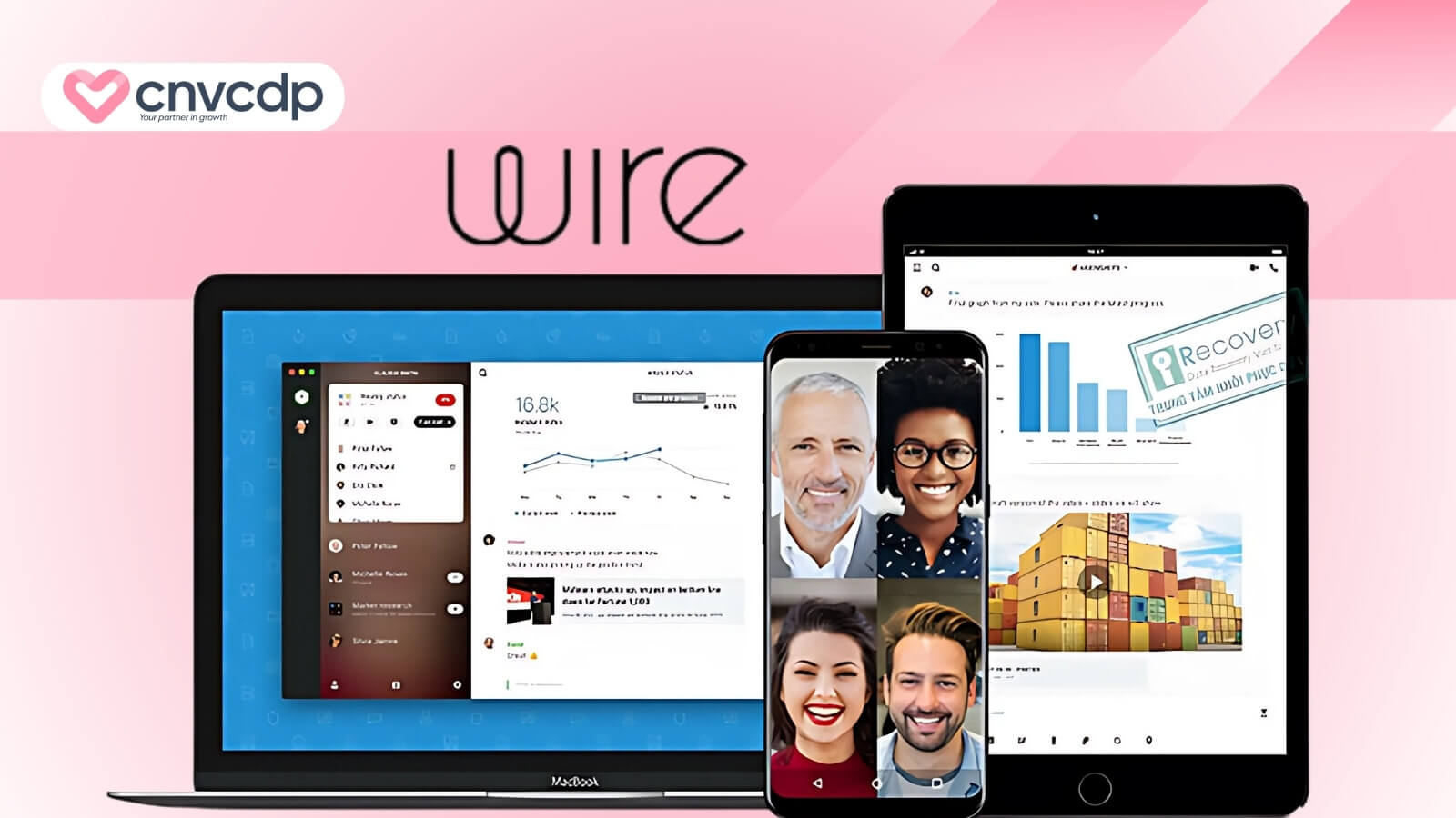 Top 11 ứng dụng thay thế Telegram cho người dùng mới nhất 2025 13 Ung dung Wire thay the Telegram