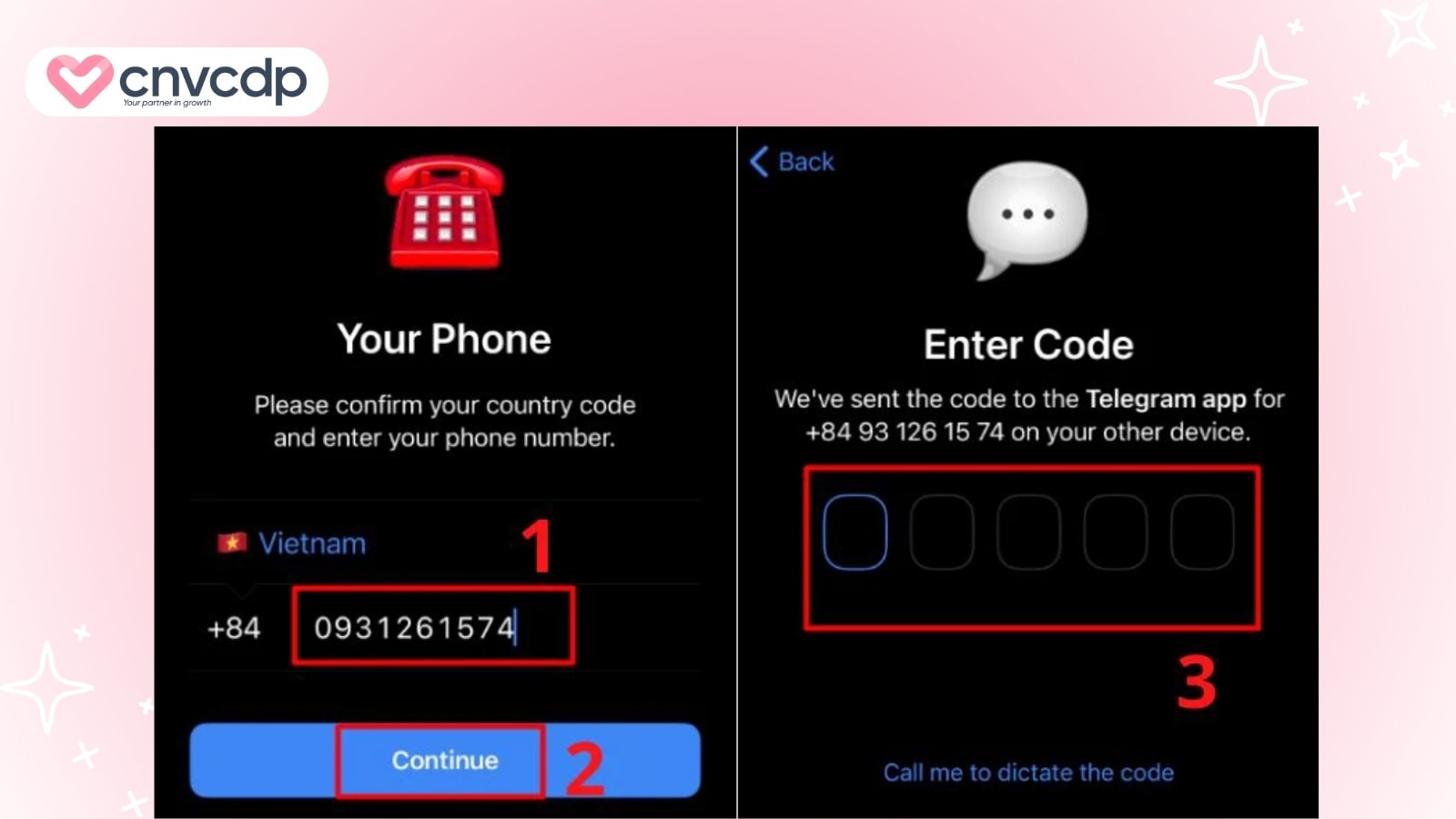 Nicegram là gì? Tính năng nổi bật, cách tải ứng dụng an toàn MIỄN PHÍ 10 cach tai va dang ky Nicegram don gian buoc 3
