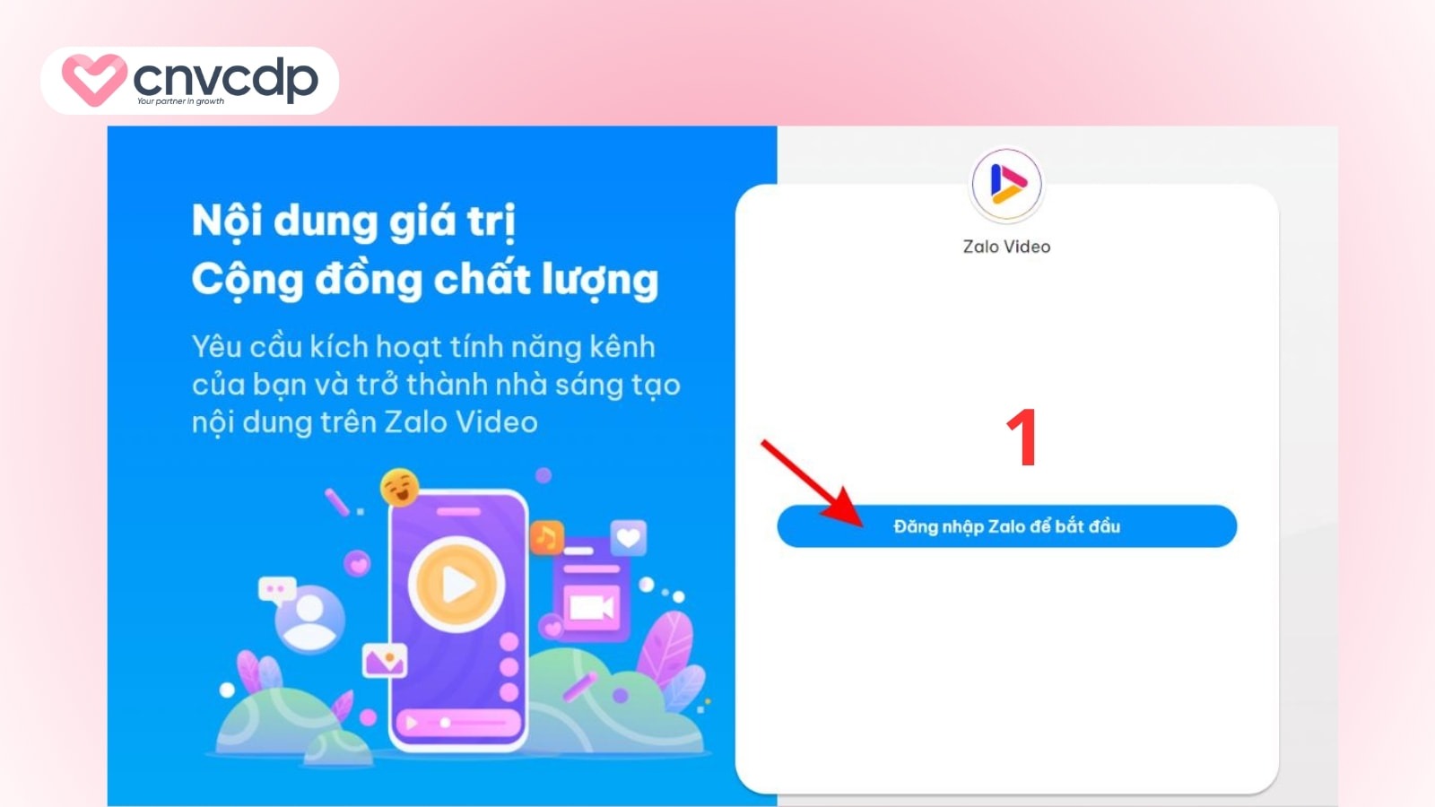 Zalo Video là gì? Cách xem, tạo và đăng ký Zalo Video siêu ĐƠN GIẢN 10 dang ky tai khoan Zalo Video tren may tinh PC