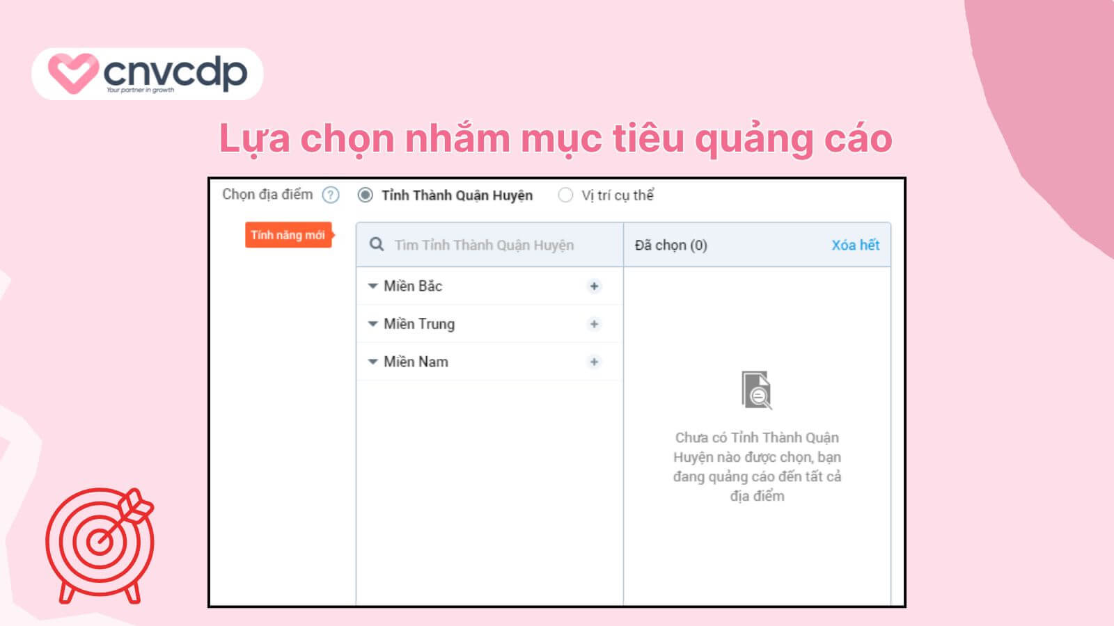 Hướng dẫn chi tiết tạo quảng cáo website trên zalo NHANH và HIỆU QUẢ 7 Lua chon nham muc tieu quang cao trang web tren zalo