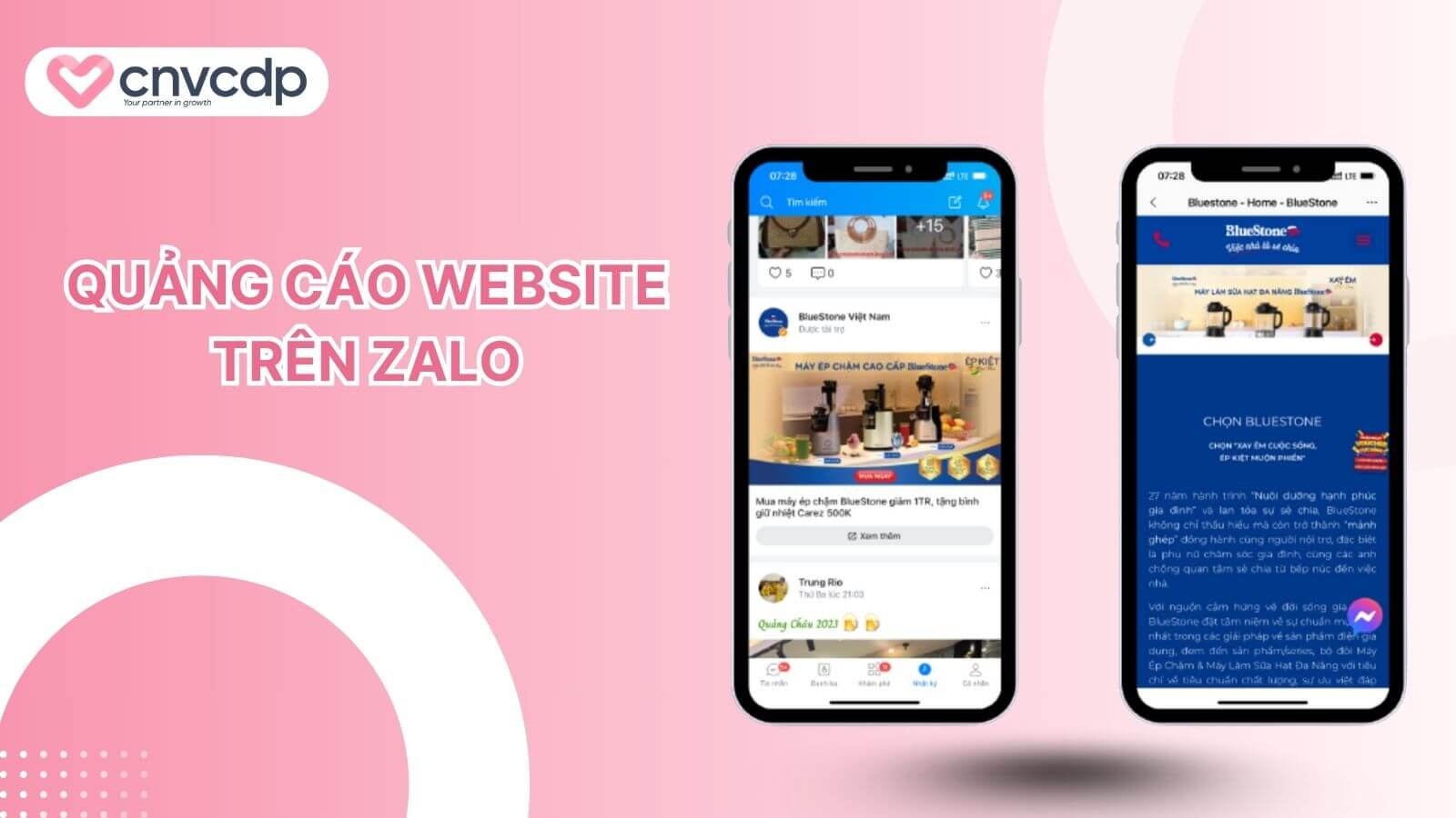 Hướng dẫn chi tiết tạo quảng cáo website trên zalo NHANH và HIỆU QUẢ 1 quang cao website tren zalo