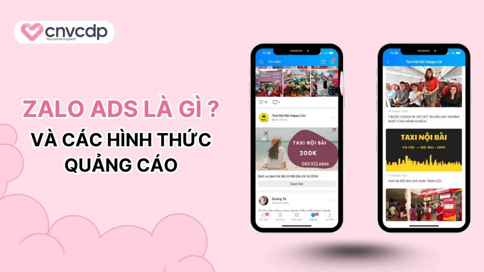 Hướng dẫn chi tiết tạo quảng cáo website trên zalo NHANH và HIỆU QUẢ 2 Zalo Ads va nhung hinh thuc quang cao