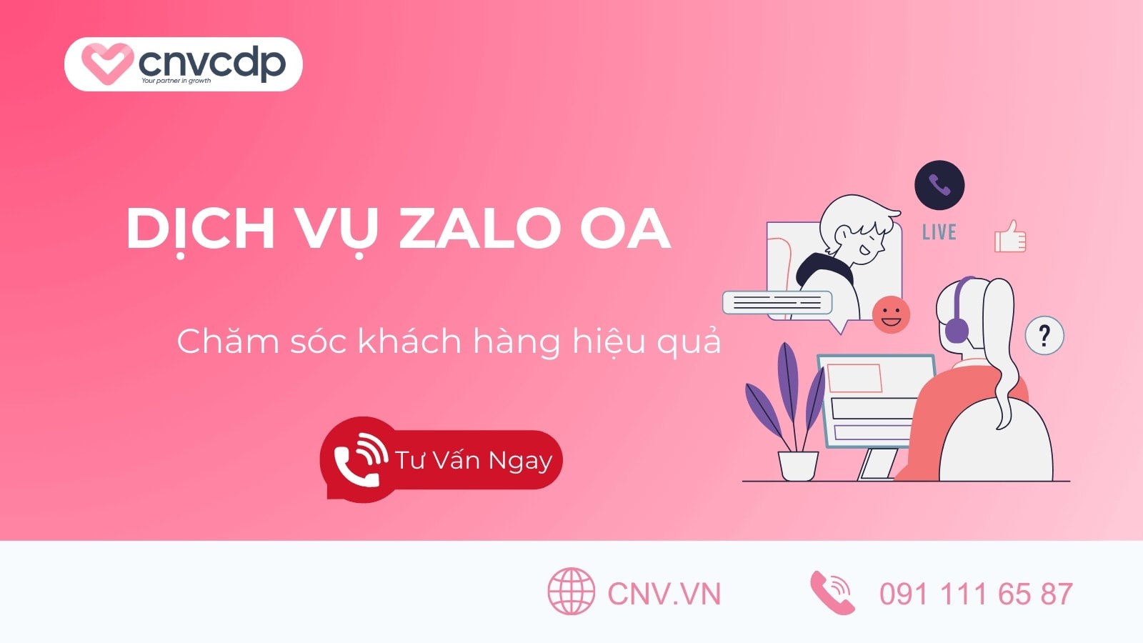Hướng dẫn chi tiết cách nâng cấp tài khoản Zalo OA siêu đơn giản 10 CNV dich vu tu van nang cap tai khoan Zalo OA nhanh chong