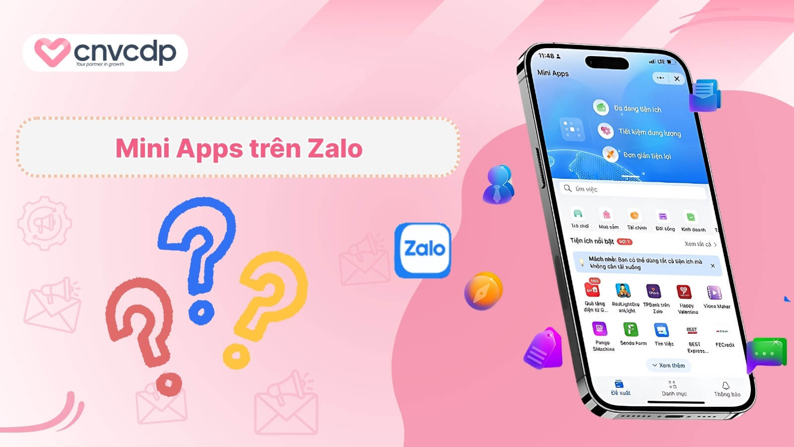 Hướng dẫn cách tạo mã QR Mini Apps trên Zalo ĐƠN GIẢN, nhanh chóng 3 Mini app tren nen tang Zalo
