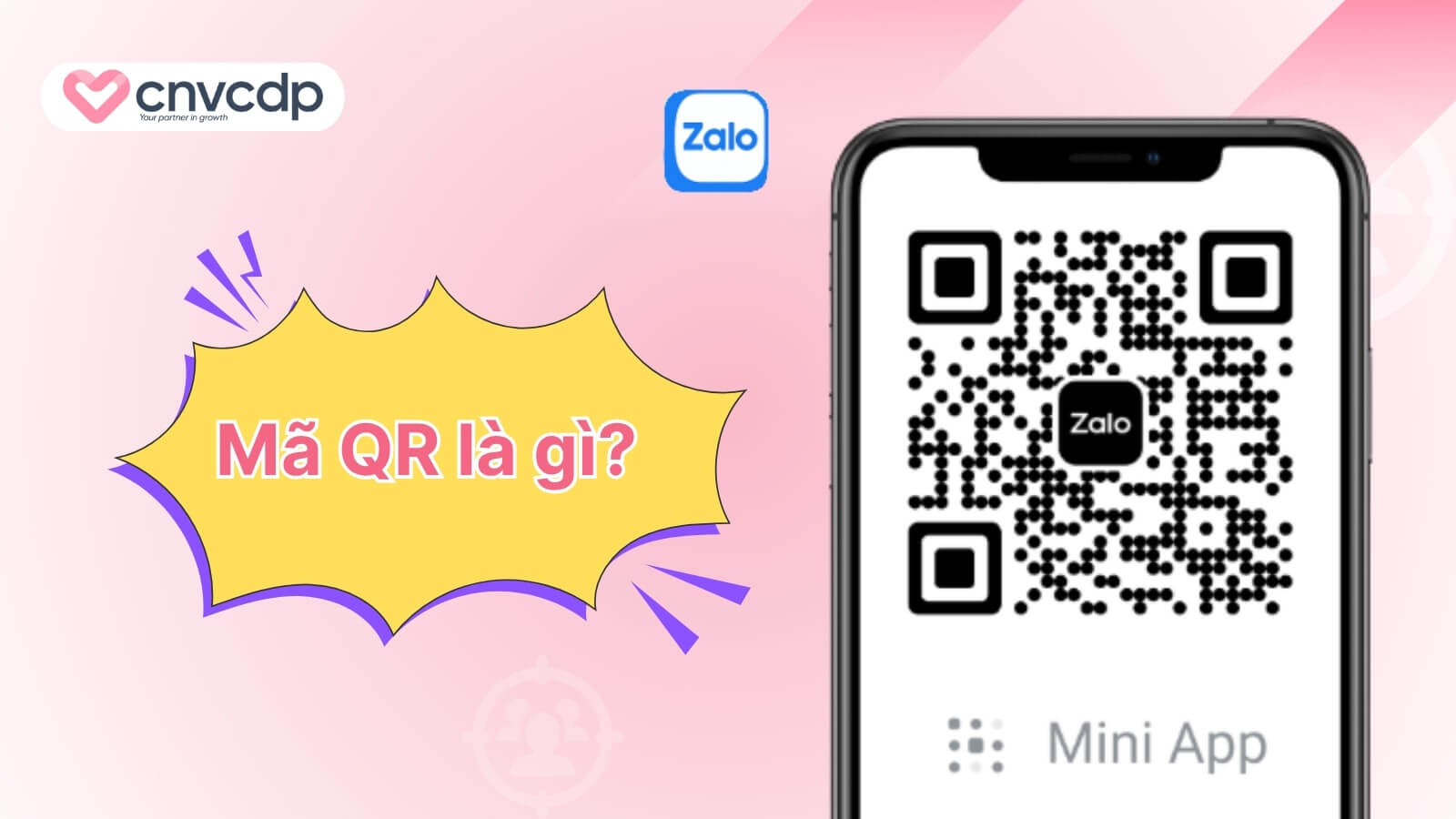 Hướng dẫn cách tạo mã QR Mini Apps trên Zalo ĐƠN GIẢN, nhanh chóng 2 ma QR Mini Apps tren nen tang Zalo