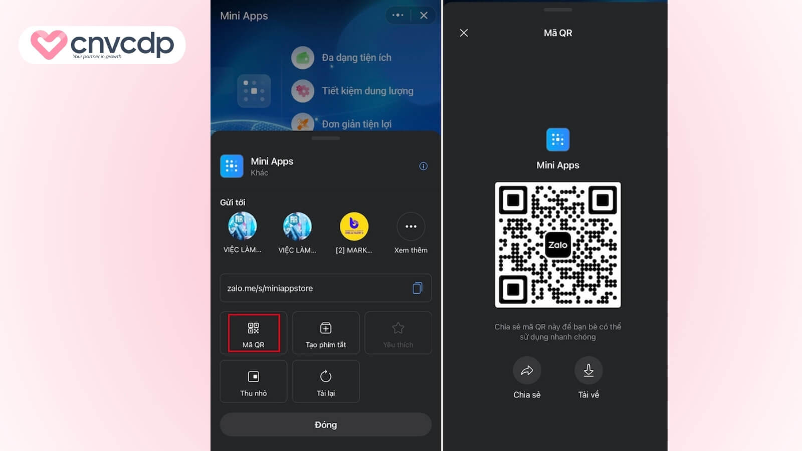 Hướng dẫn cách tạo mã QR Mini Apps trên Zalo ĐƠN GIẢN, nhanh chóng 5 nhung cach tao ma QR Mini App tren nen tang Zalo