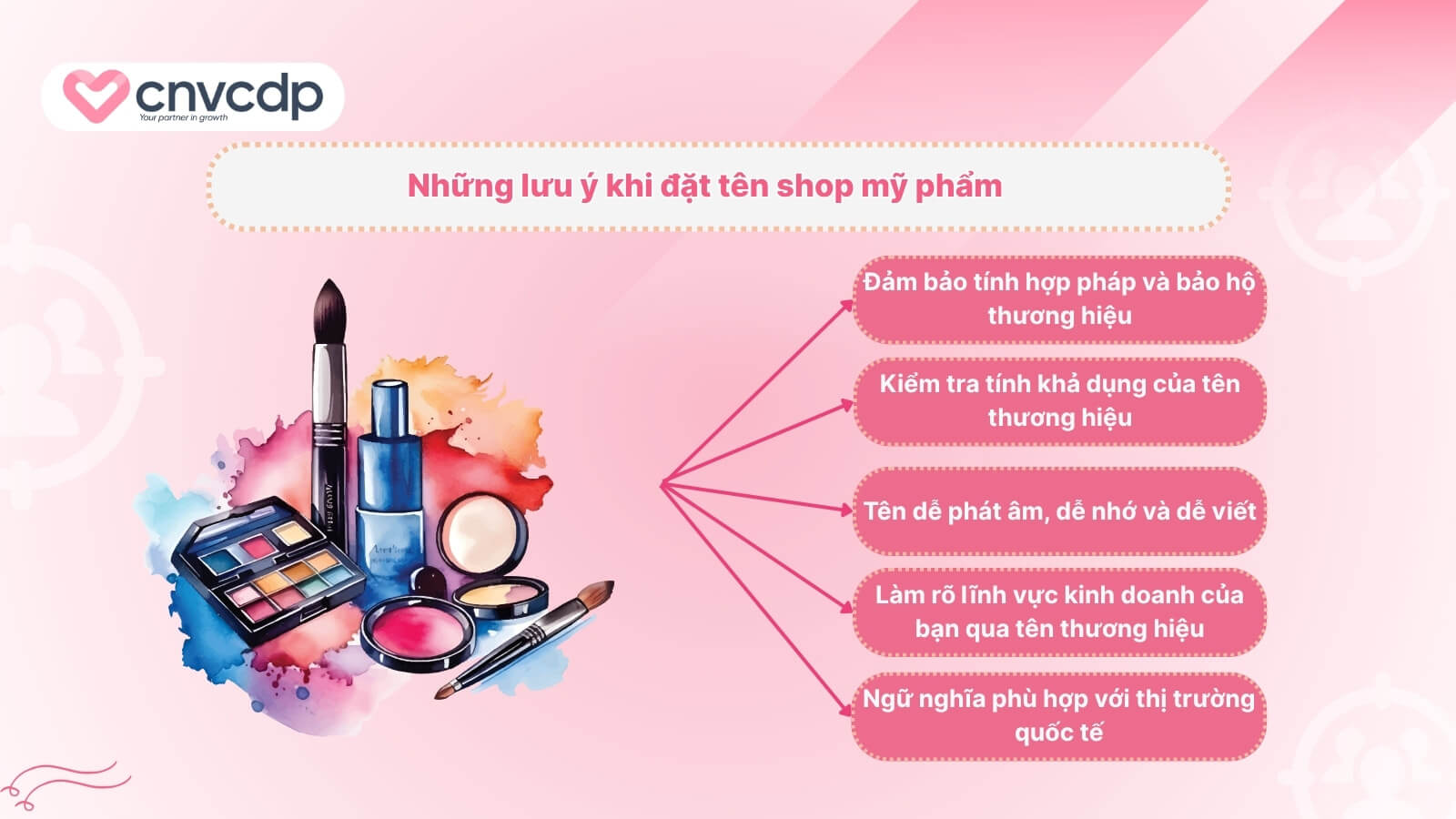 Cách đặt tên shop mỹ phẩm HAY, độc lạ, thu hút khách hàng 2025 11 nhung dieu can chu y khi dat ten shop my-pham