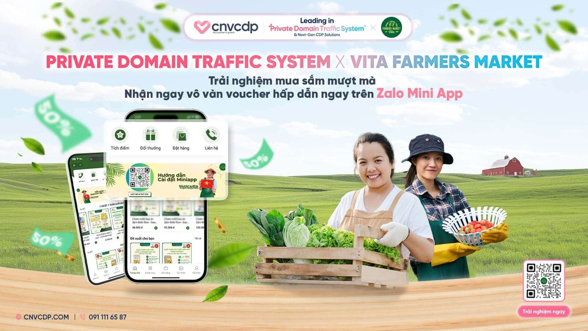 Vita Farmers Market x Private Domain Traffic System: Trải nghiệm mua sắm tiện lợi trên Zalo Mini App 5 Trai nghiem mua sam Vita Farmers Market x Private Domain Traffic System trên Zalo Mini App