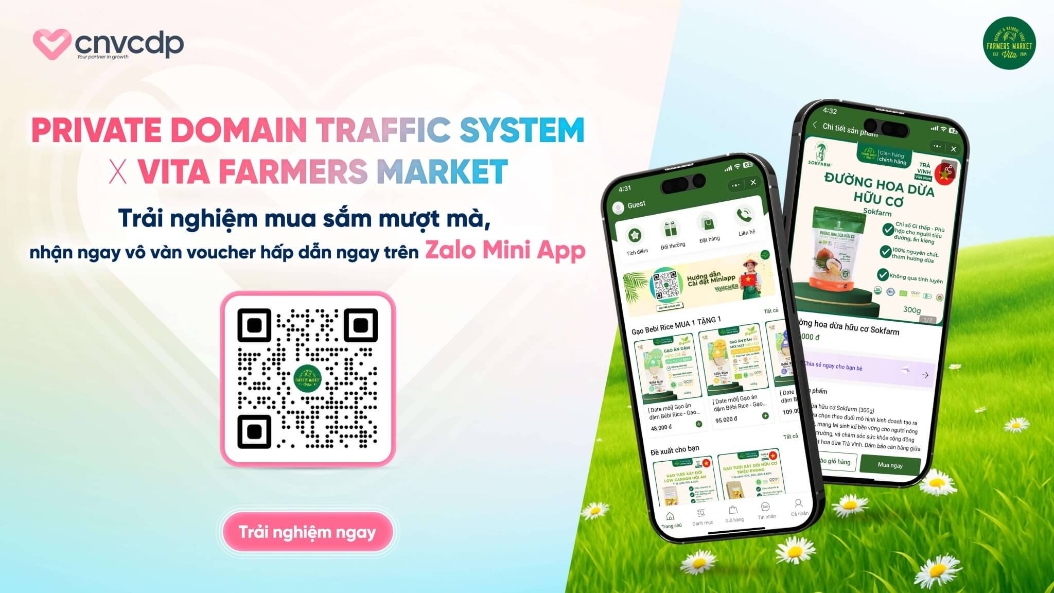 Vita Farmers Market x Private Domain Traffic System