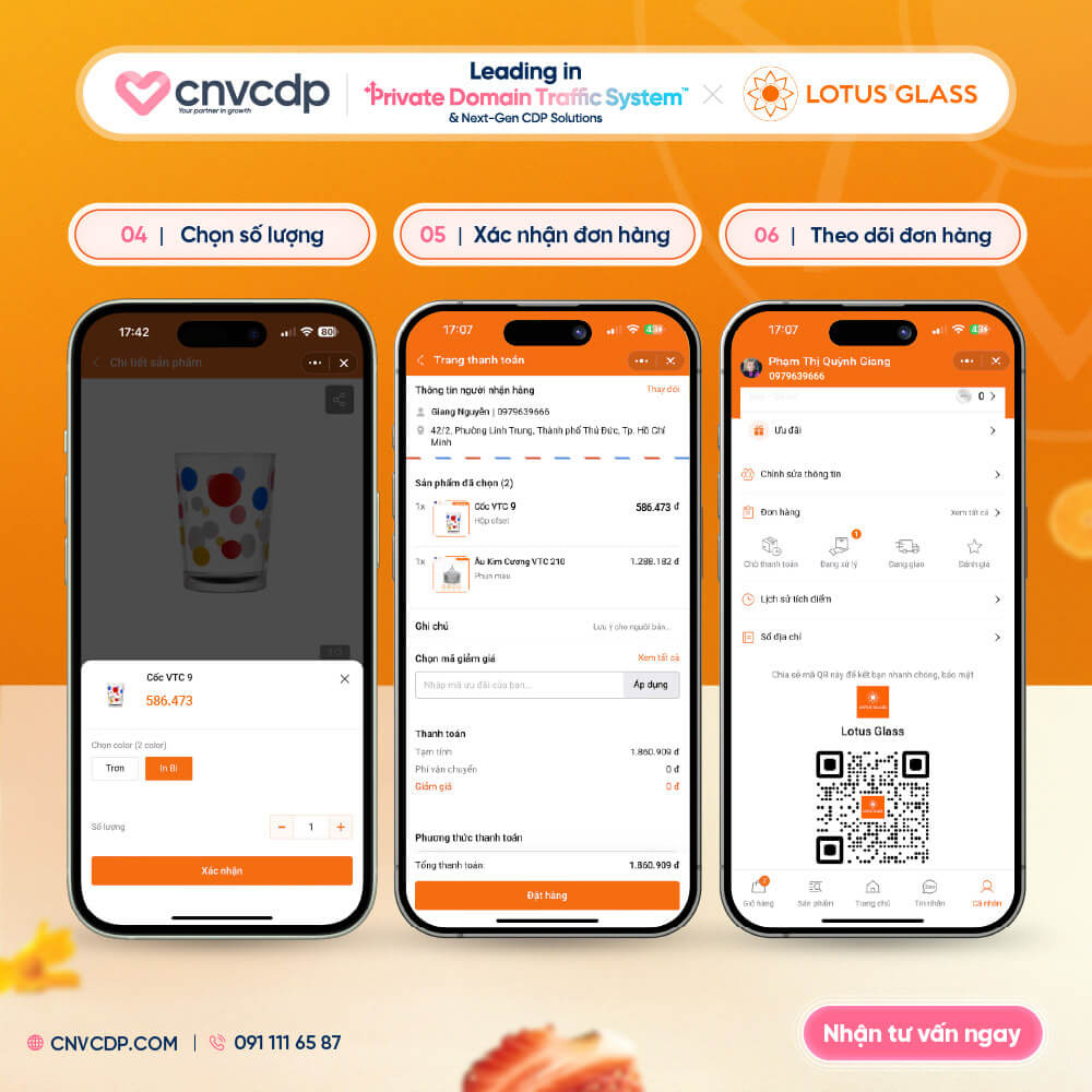 Lotus Glass x Private Domain Traffic System: Tăng cường gắn kết khách hàng trên Zalo Mini App 5 Giai phap Lotus Glass x Private Domain Traffic System