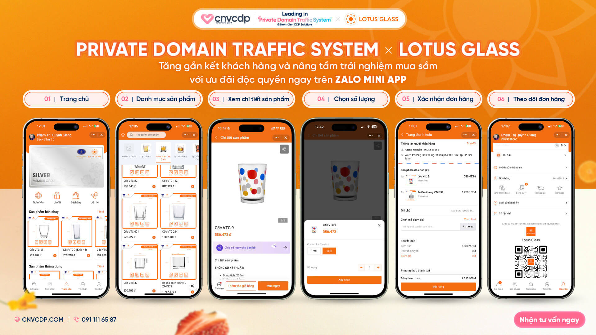 Lotus Glass x Private Domain Traffic System: Tăng cường gắn kết khách hàng trên Zalo Mini App 3 Zalo Mini App Lotus Glass x Private Domain Traffic System
