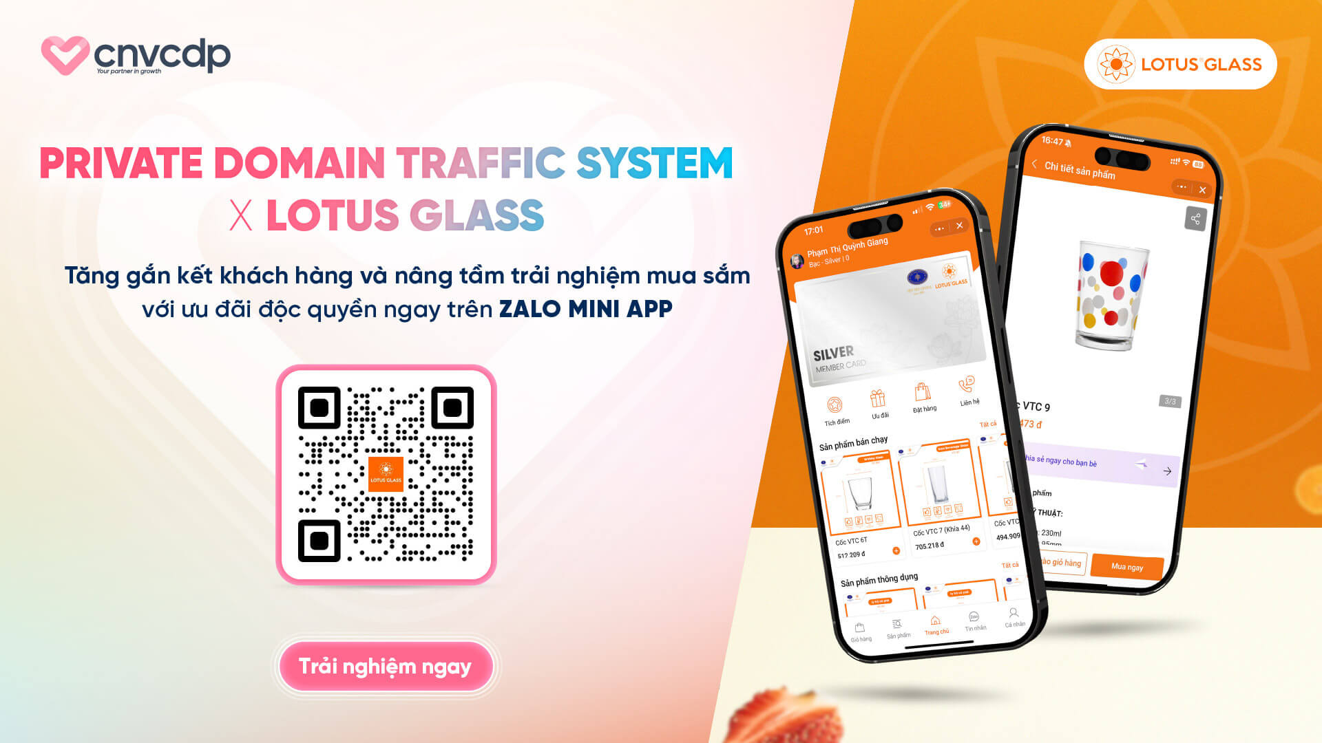 Lotus Glass x Private Domain Traffic System: Tăng cường gắn kết khách hàng trên Zalo Mini App 2 Lotus Glass x Private Domain Traffic System