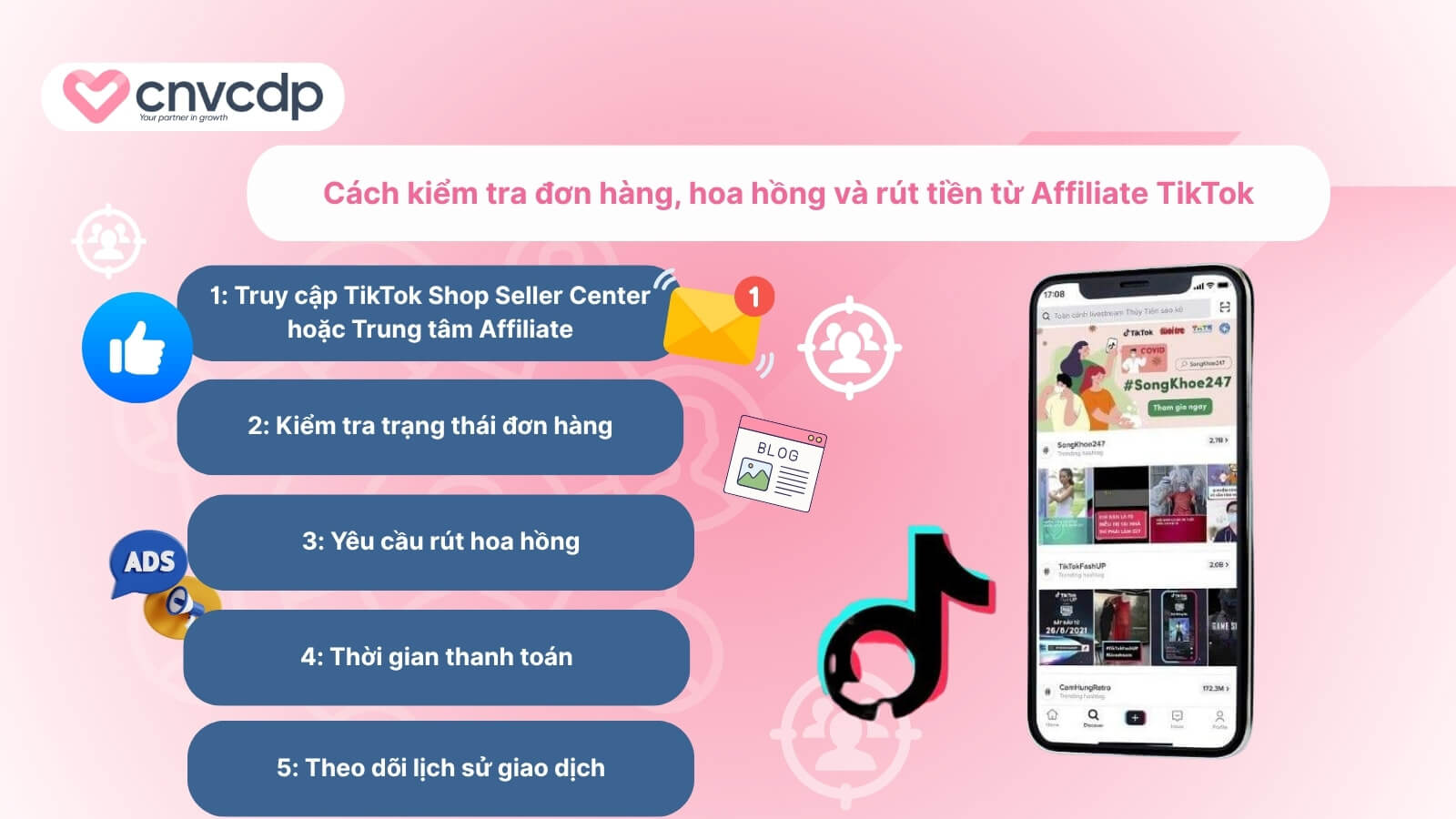 Hướng dẫn làm tiếp thị liên kết trên TikTok HIỆU QUẢ cho người mới 14 cach kiem tra don hang hoa hong tu affiliate tiktok