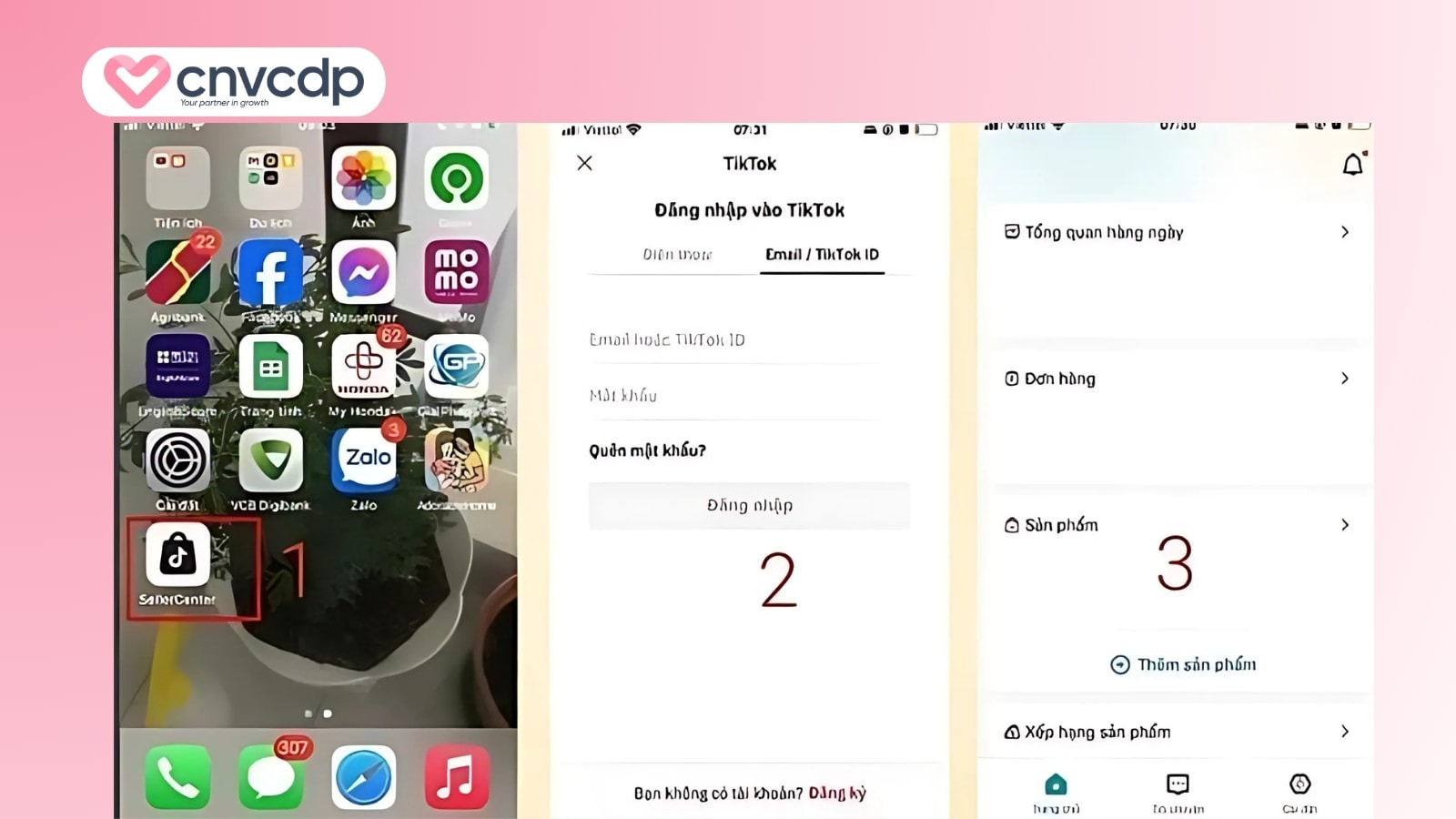 Hướng dẫn cách bán hàng trên TikTok không cần vốn cho người mới bắt đầu 5 Khoi tao tai khoan TikTok