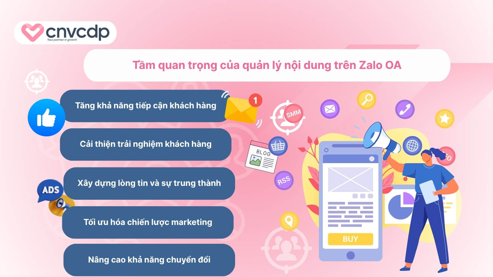 Quản lý nội dung trên Zalo OA: Giải pháp tối ưu cho doanh nghiệp 2025 4 ly do doanh nghiep nen ap dung tinh nang quan ly noi dung tren Zalo OA