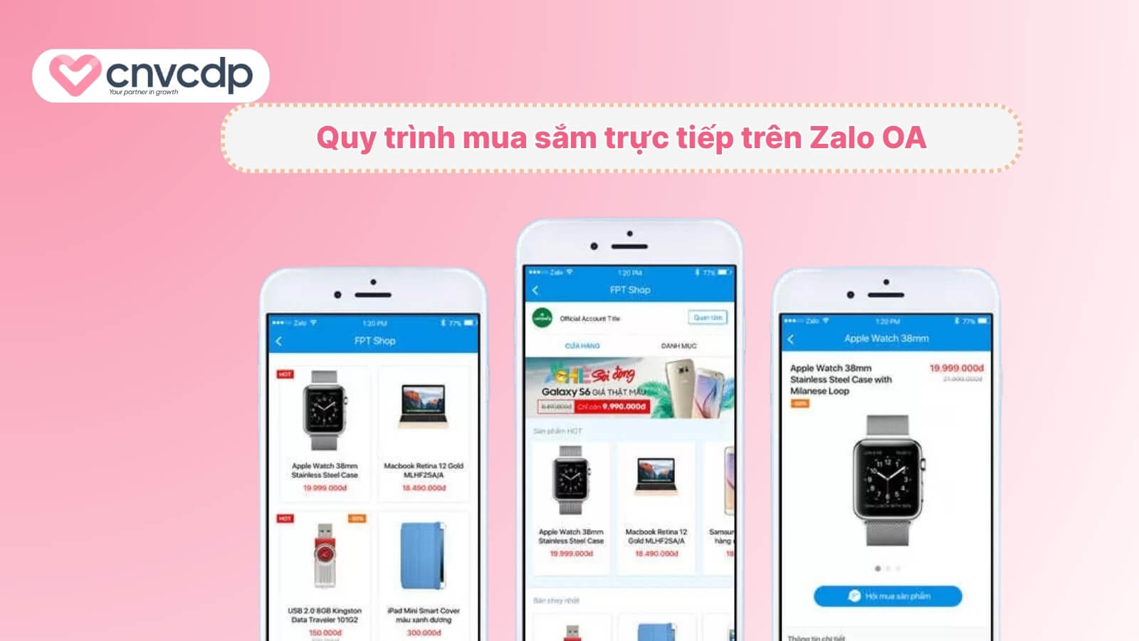 Mua sắm trực tiếp trên Zalo OA: Giải pháp bán hàng hiệu quả 5 tinh nang mua sam truc tiep tren nen tang Zalo OA