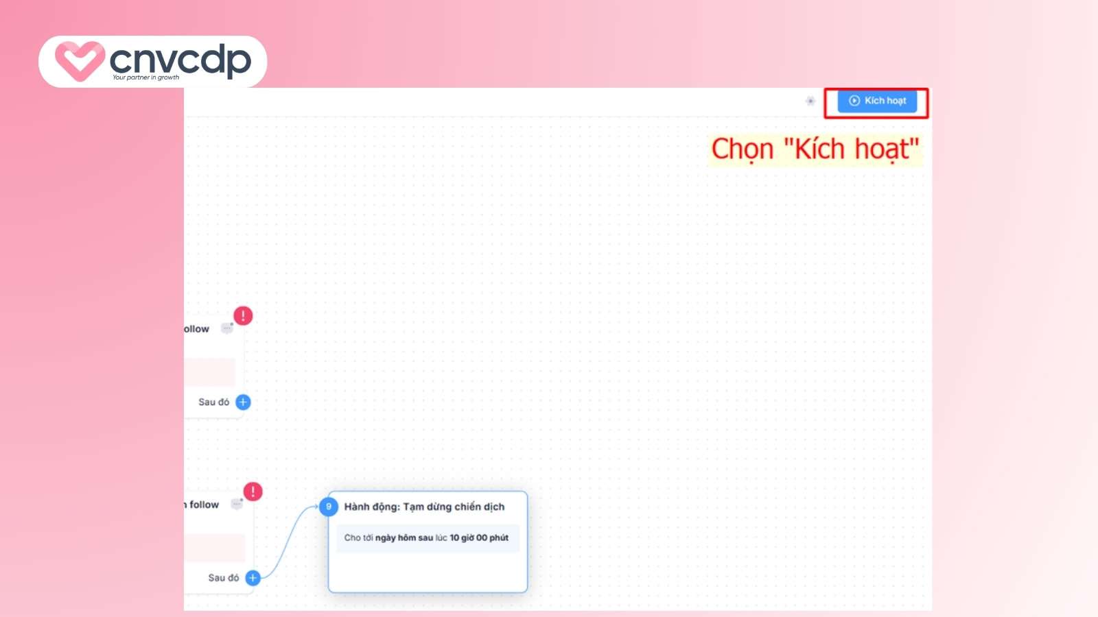 Đổi điểm nhận voucher trên Zalo Mini App giữ chân khách hàng hiệu quả 15 Chon kich hoat de chay chien dich