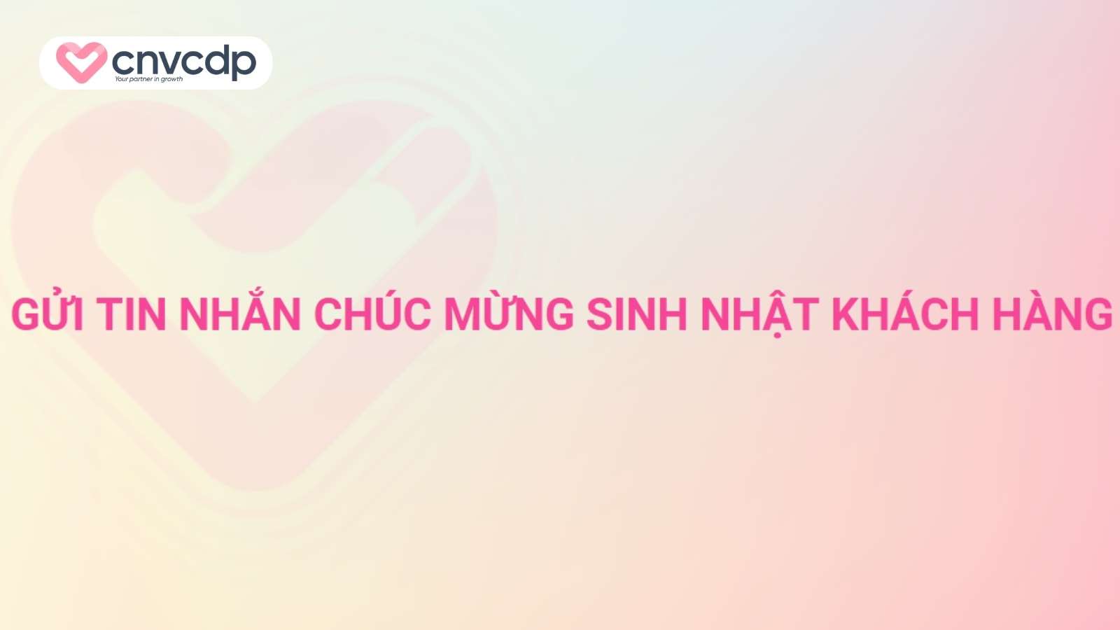 Giải pháp gửi tin nhắn chúc mừng sinh nhật khách hàng từ CNV CDP 2 Gui tin nhan chuc mung sinh nhat khach hang tu CNV CDP