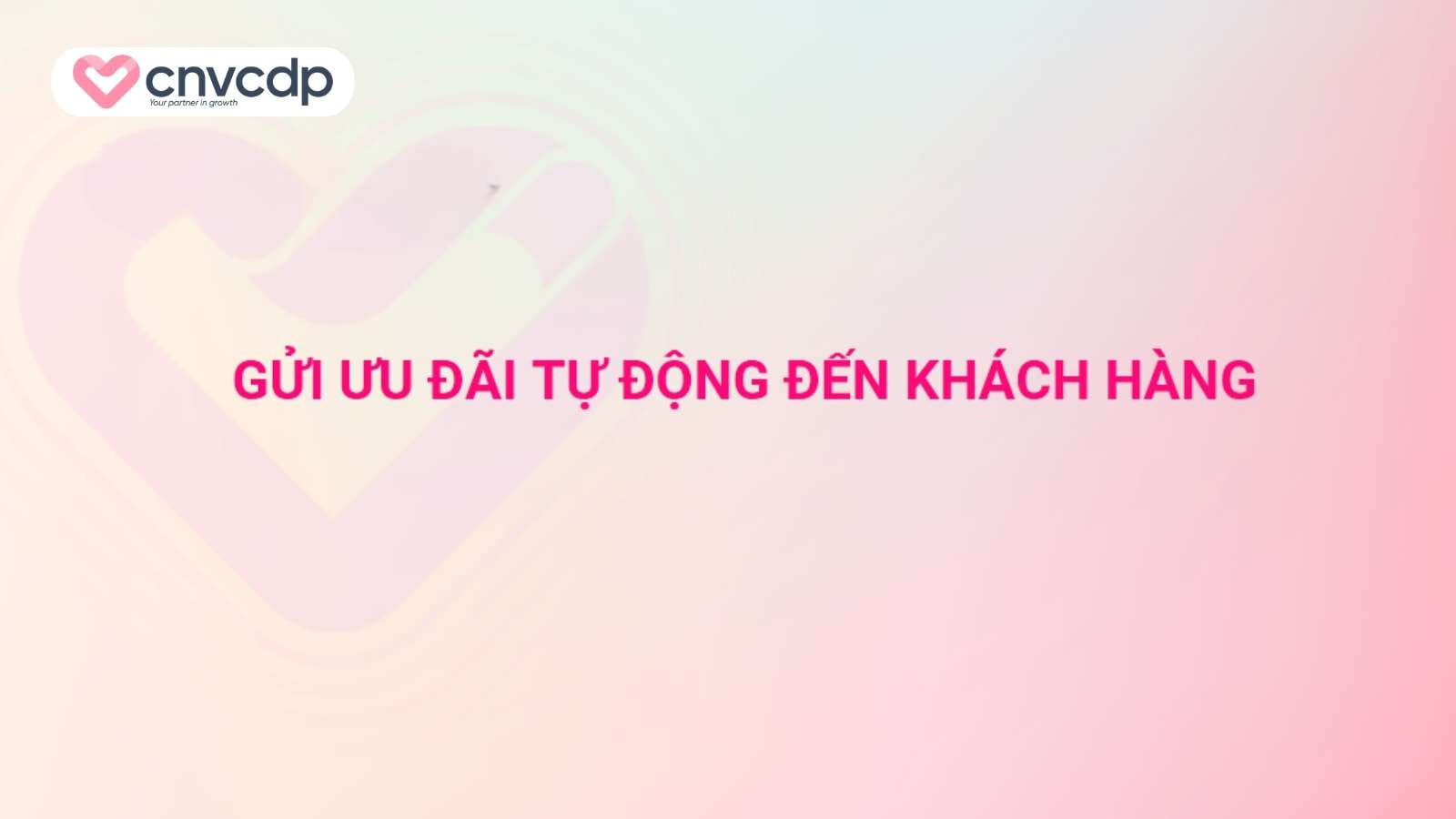Giải pháp gửi ưu đãi tự động đến khách hàng từ CNV CDP 2 Gui uu dai tu dong den khach hang tu CNV