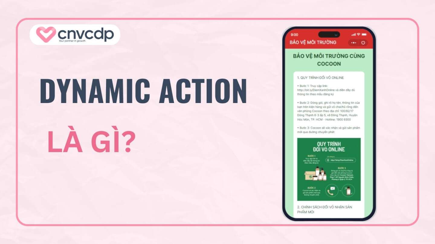 Dynamic Action của CNV CDP - Giải pháp thu thập dữ liệu tự động thông minh 3 Khai niem Dynamic Action