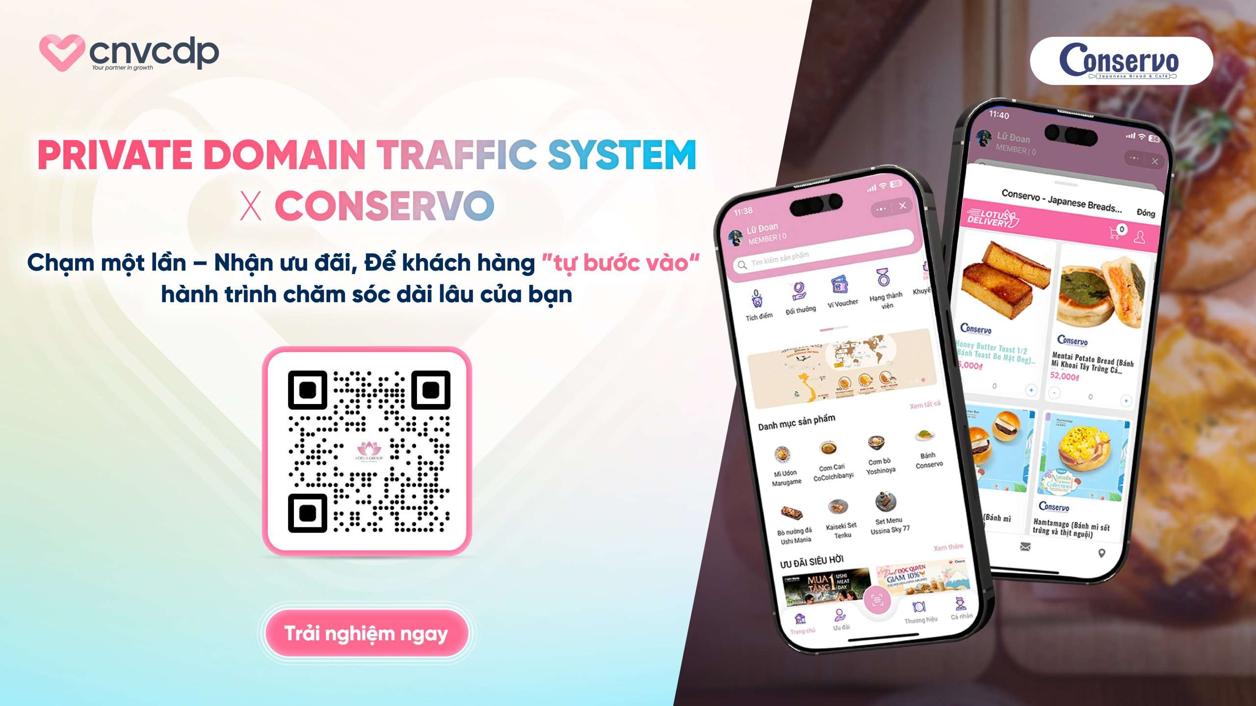 Conservo: 1 Chạm Để Xây Dựng Hệ Thống PDTS Bằng Nền Tảng CDP.