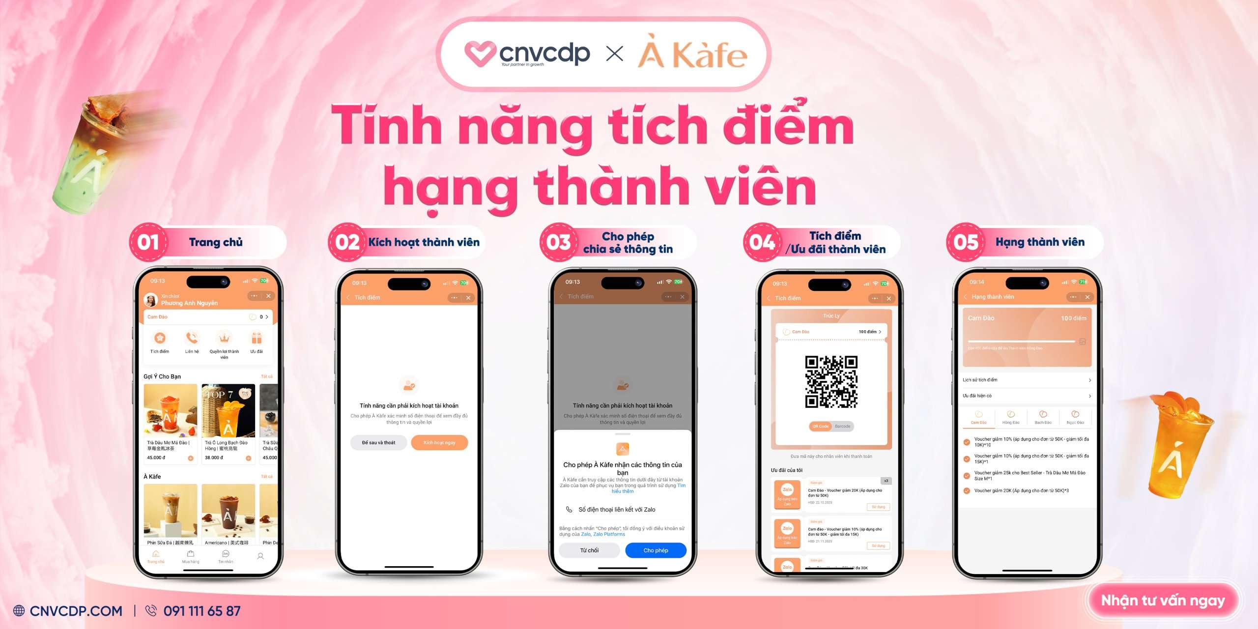 Giữ chân khách quay lại nhờ Zalo Mini App – Câu chuyện từ À Kàfe 5 230925 CNVCDP àkafe 1 1 scaled