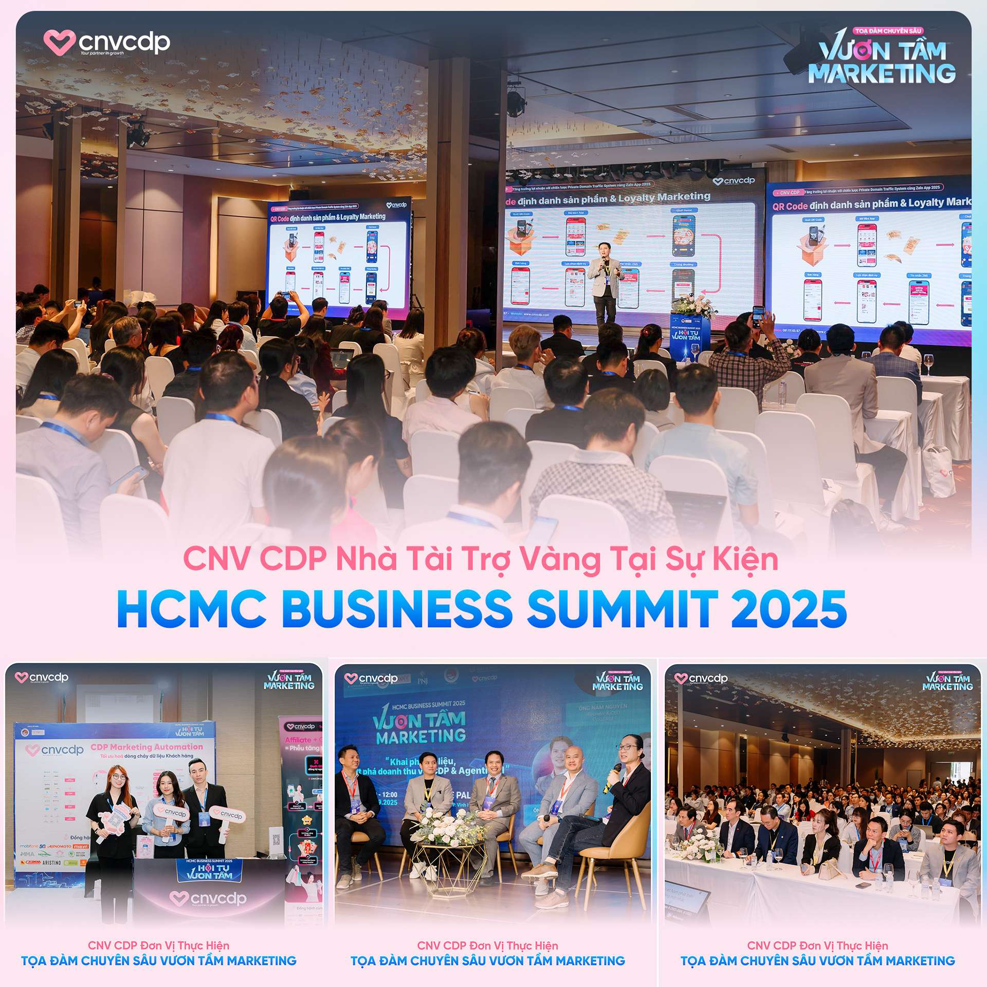 HCMC Business Summit 2025 – Hội Tụ Vươn Tầm: Sự kiện bứt phá cho cộng đồng doanh nghiệp Việt 3 Vuông