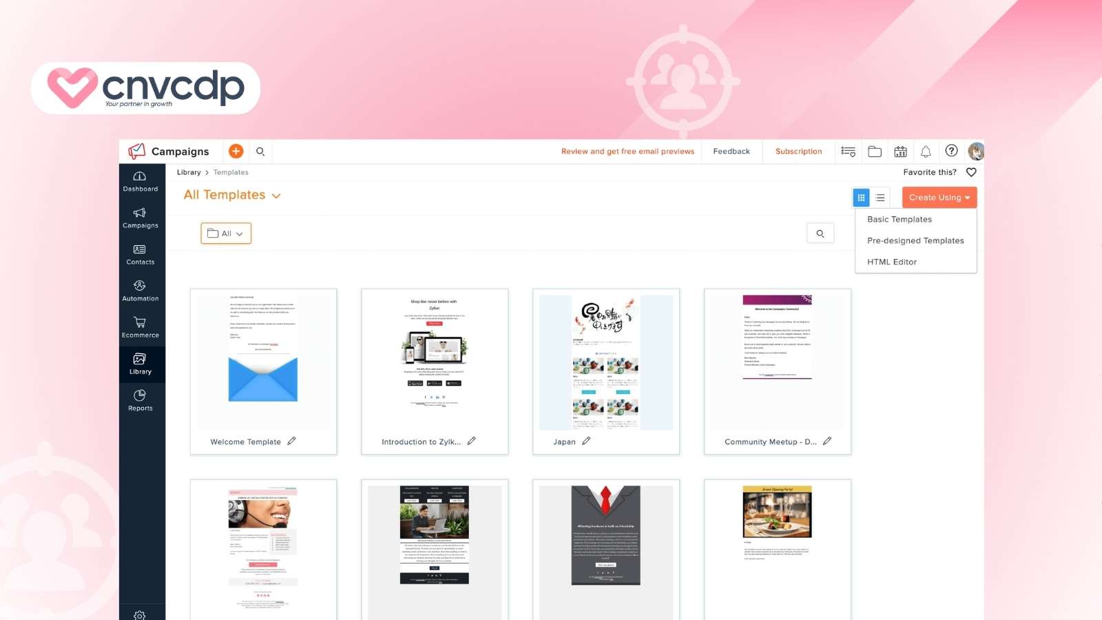 15+ phần mềm Email Marketing giá rẻ, dễ dùng, hiệu quả cao trong năm 2025 19 Zoho Campaigns