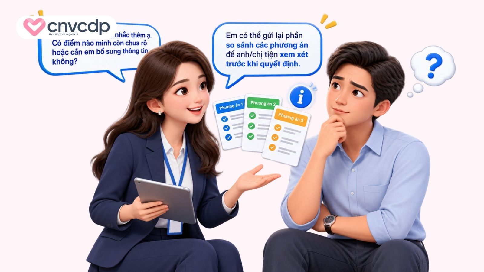 Khi khách hàng nói cần suy nghĩ thêm