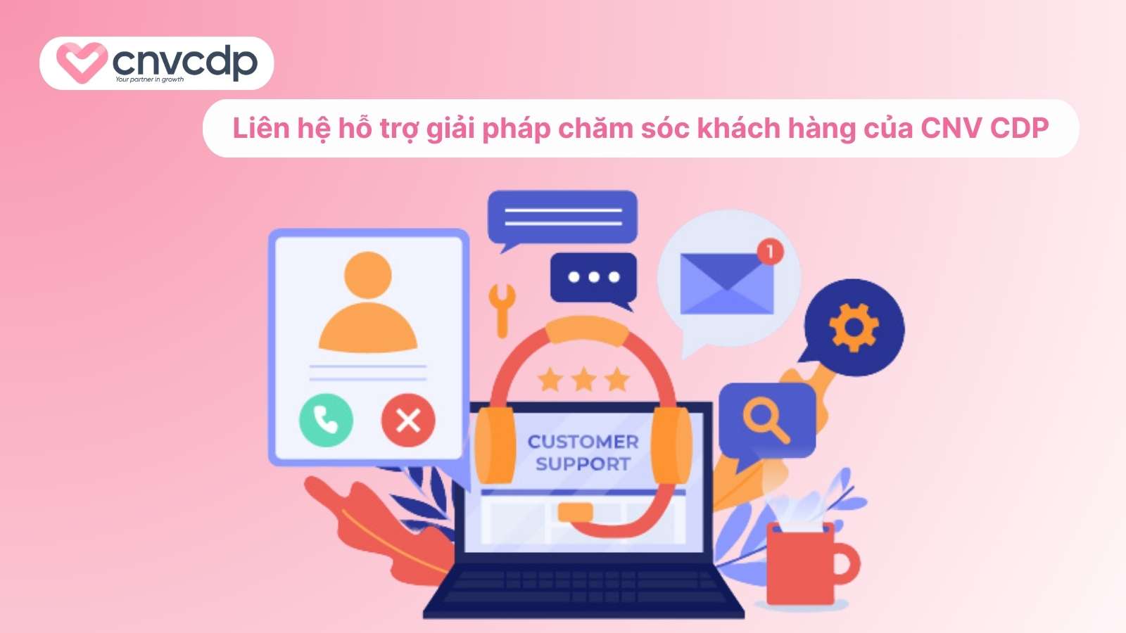 CNV CDP - Đơn vị cung cấp giải pháp chăm sóc khách hàng chuyên nghiệp 5 Lien he cham soc khach hang cua CNV CDP