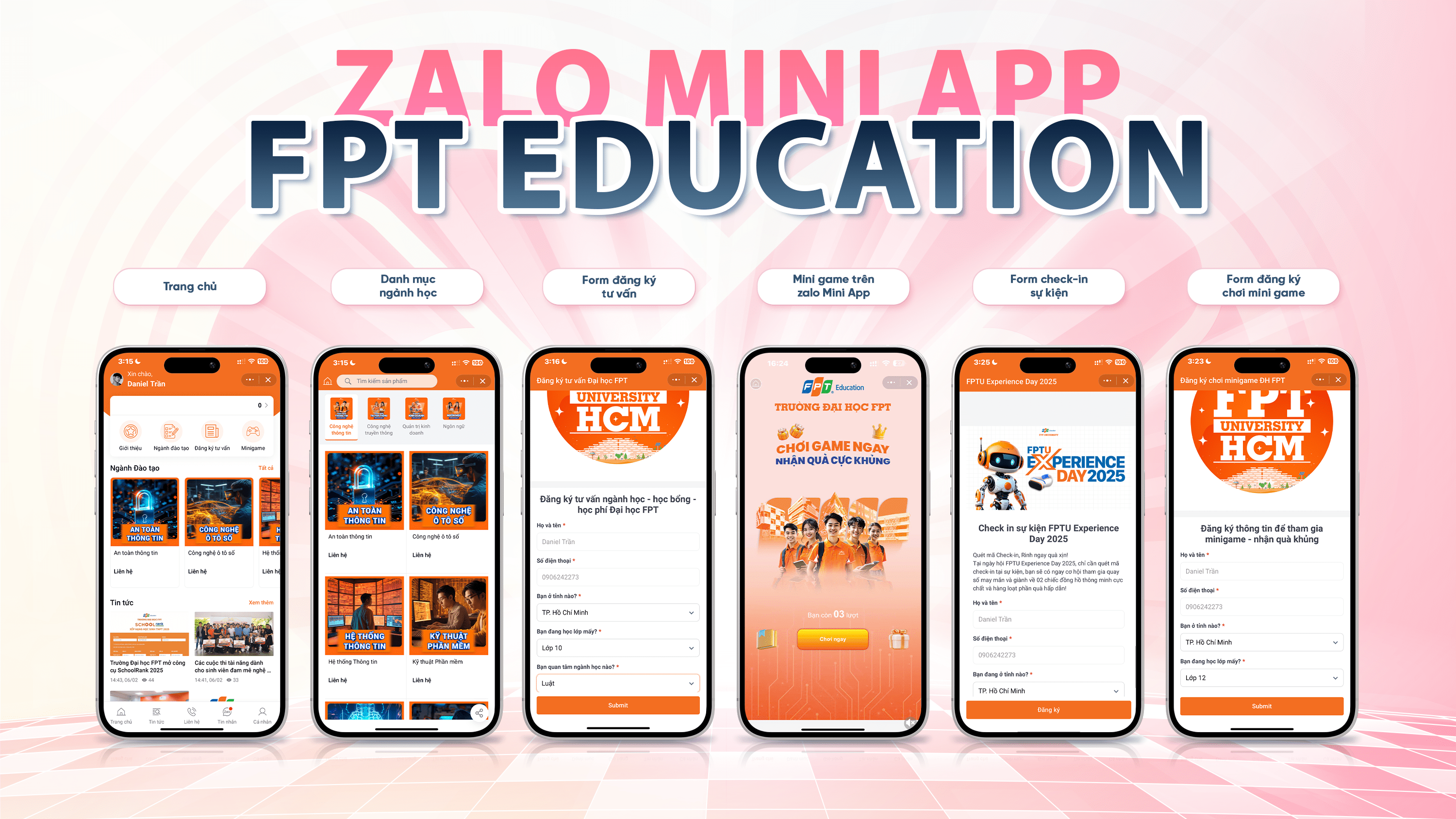 CNV CDP chính thức trở thành Đối tác cấp cao của Zalo Mini App - Vị thế xứng tầm cho một hành trình bền bỉ 8 zalo mini app FPT Education 1