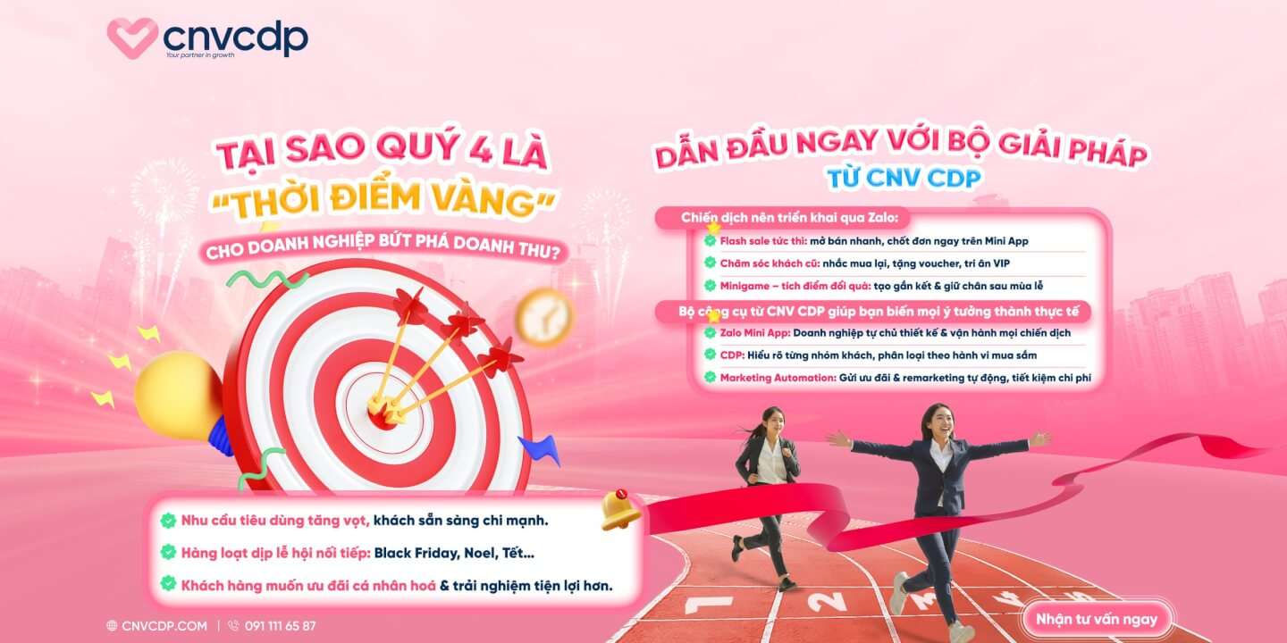 Vì sao Quý 4 là thời điểm vàng để doanh nghiệp tăng trưởng doanh thu trên Zalo? 3 021025 CNVCDP 2 ảnh quý 416 0 scaled