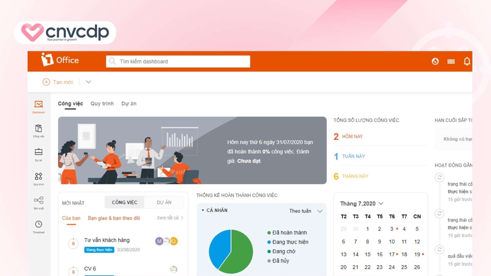 Top 10 phần mềm CRM cho giáo dục giúp quản lý và đào tạo dễ dàng 14 1Office CRM Bao cao phan tich sau