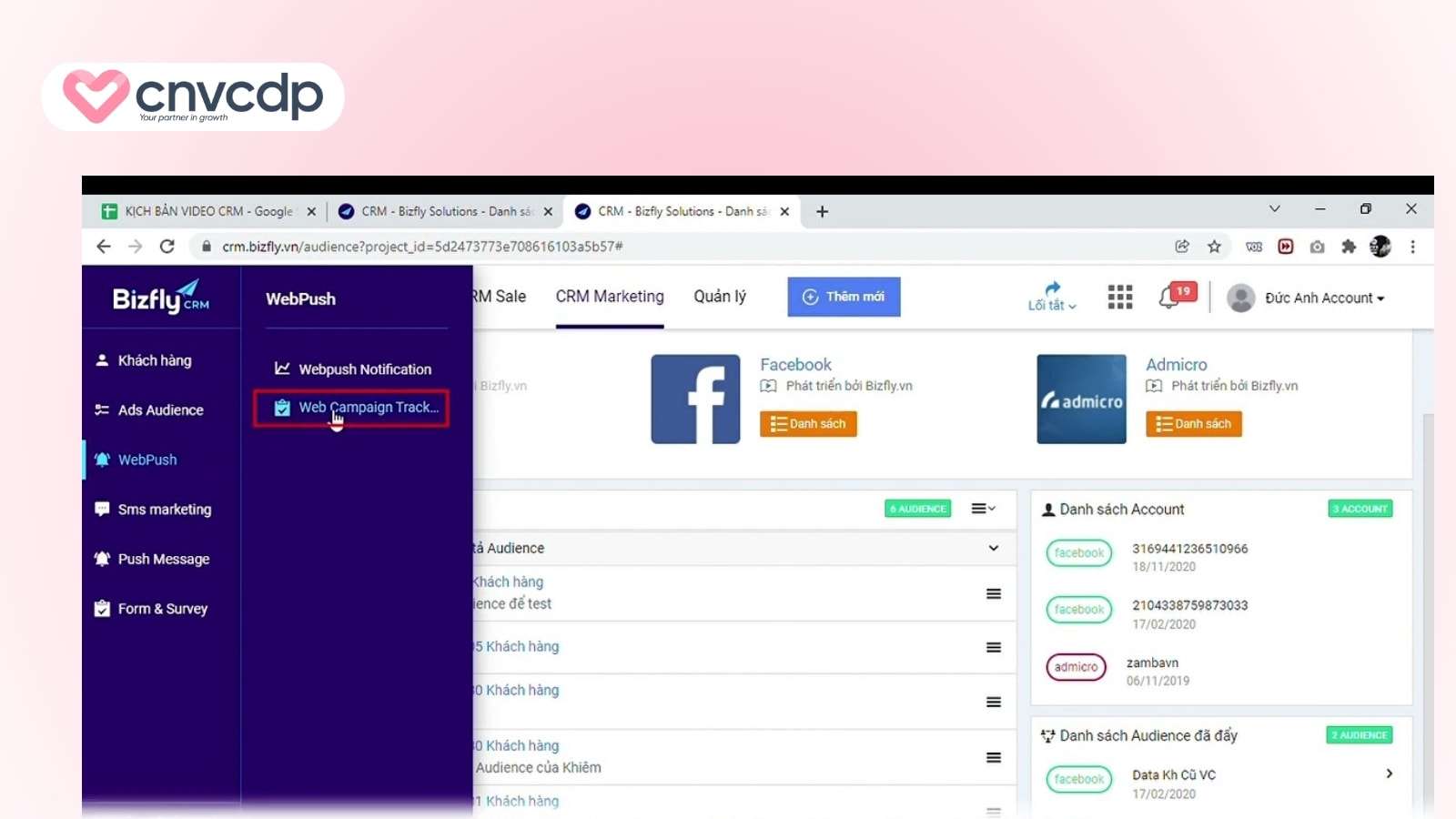 Top 10 phần mềm CRM cho giáo dục giúp quản lý và đào tạo dễ dàng 13 Bizfly CRM – Marketing da kenh
