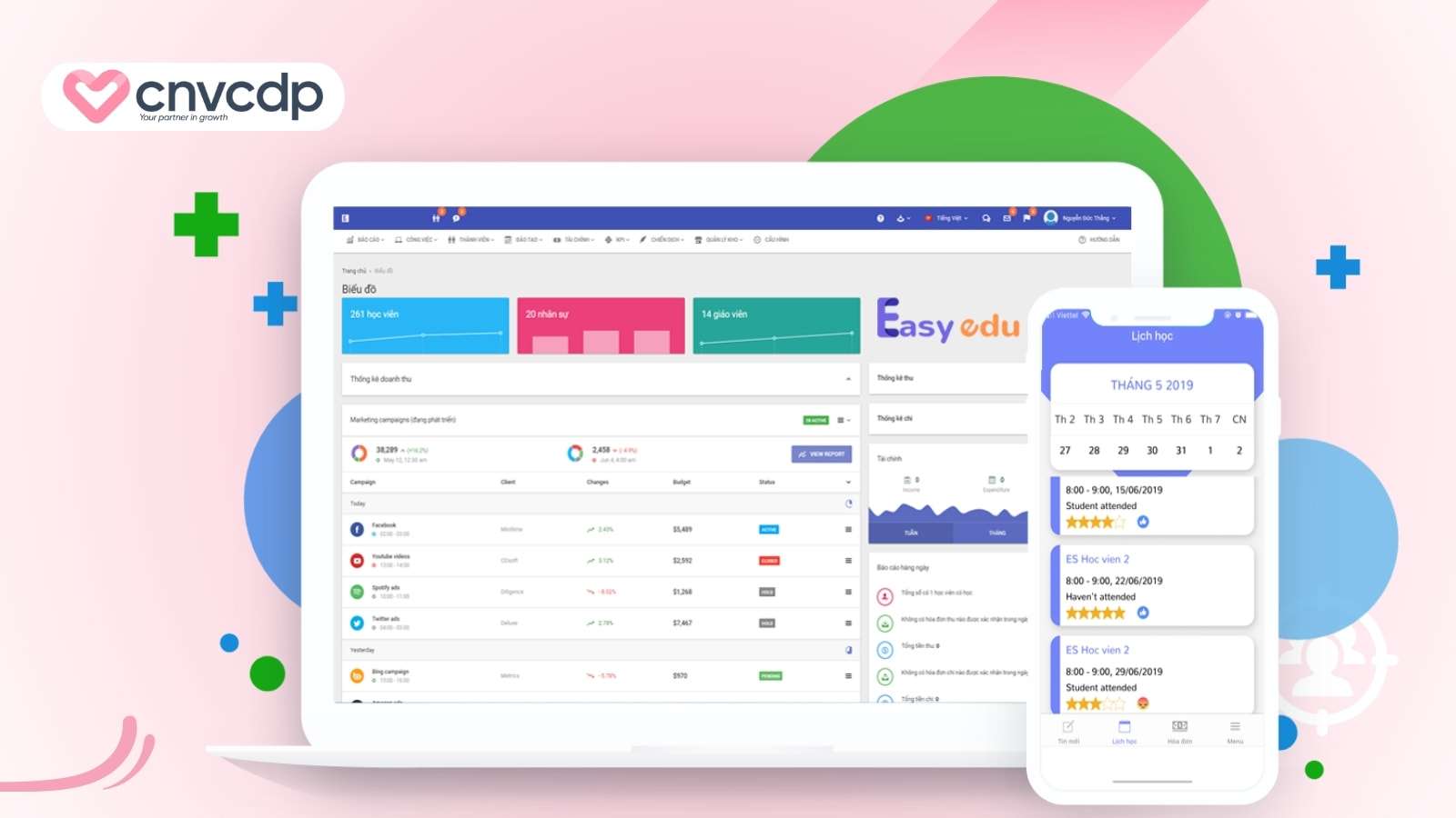 Top 10 phần mềm CRM cho giáo dục giúp quản lý và đào tạo dễ dàng 7 Easy Edu – CRM chuyen biet cho trung tam dao tao